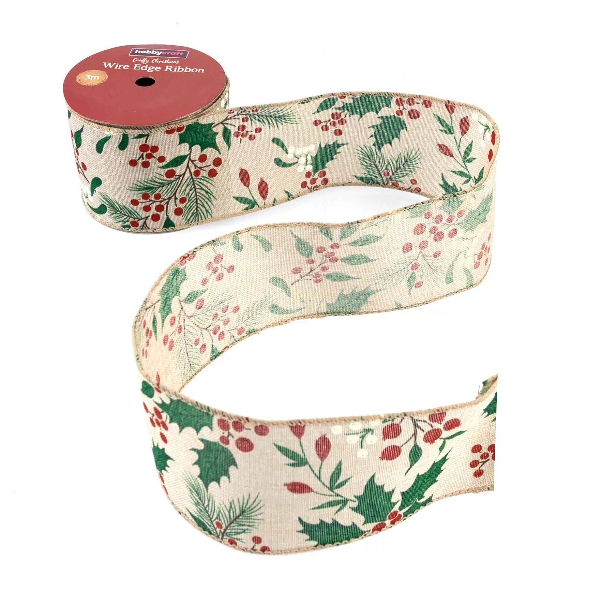 berries_wire_edge_ribbon_63mm_x_3m_1.webp Berries Wire Edge Ribbon 63Mm X 3M-Hobbycraft Sale