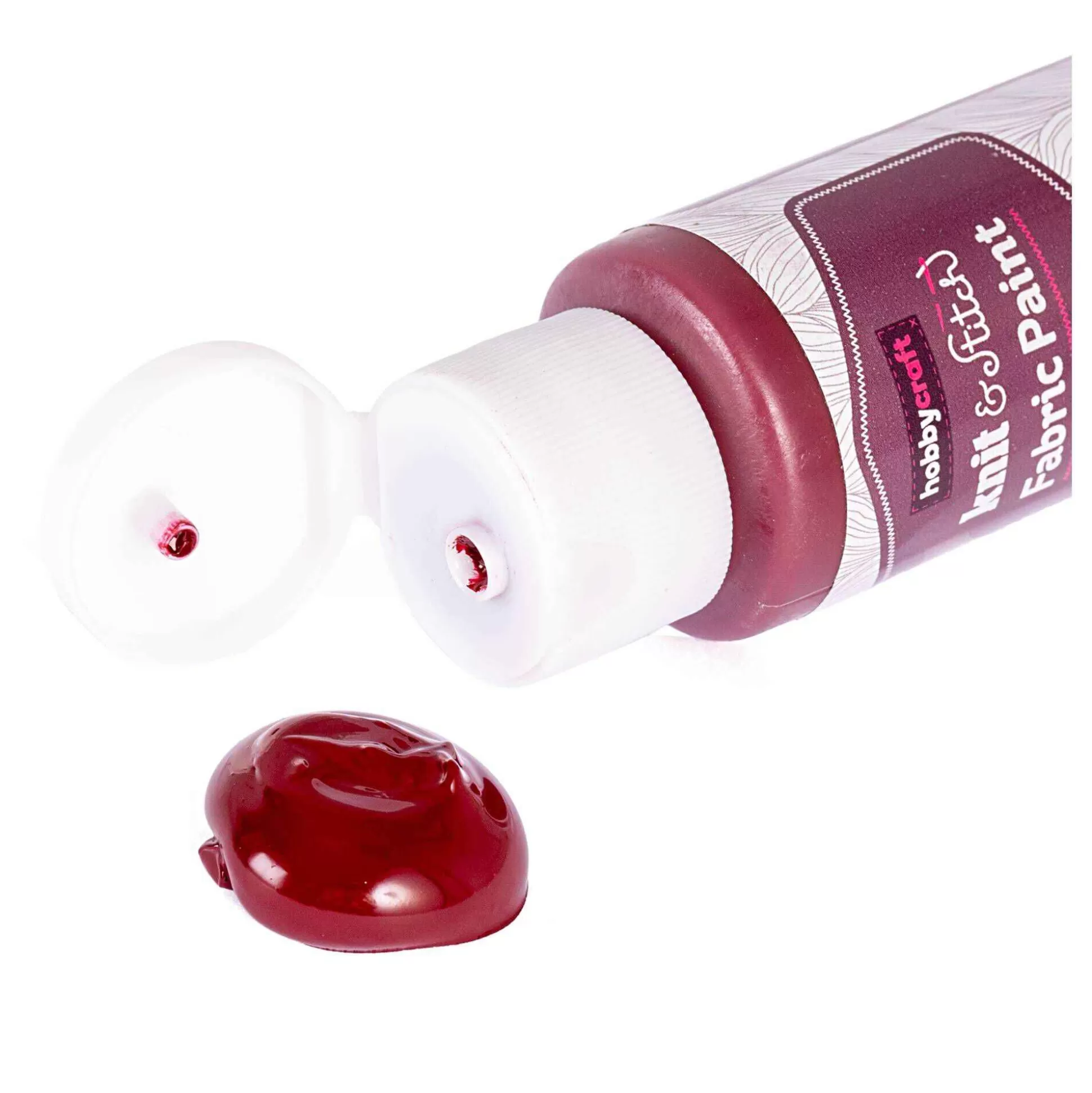Bordeaux Fabric Paint 60Ml-Hobbycraft Hot