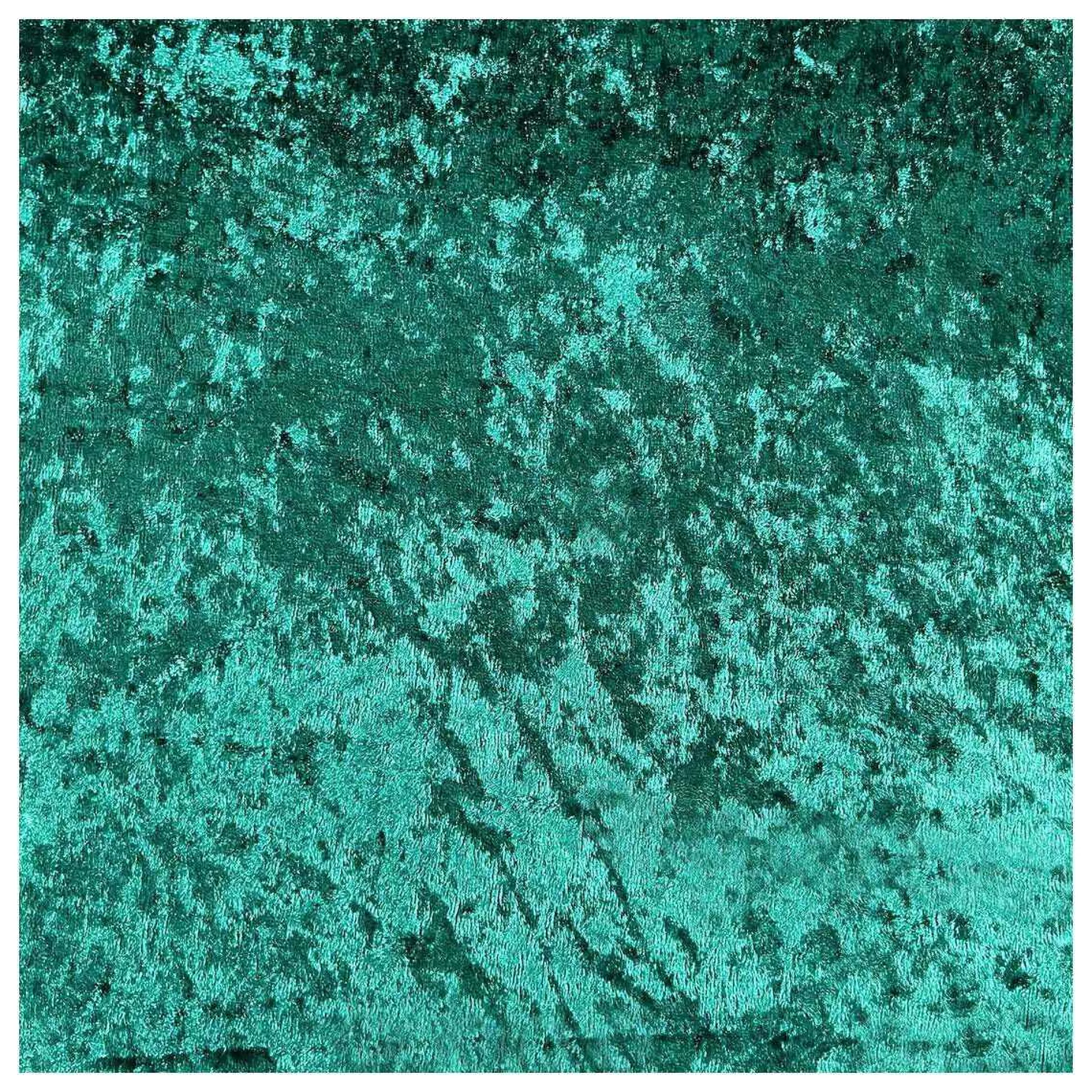 Bottle Green Crushed Velour Fabric By The Metre-Hobbycraft Cheap