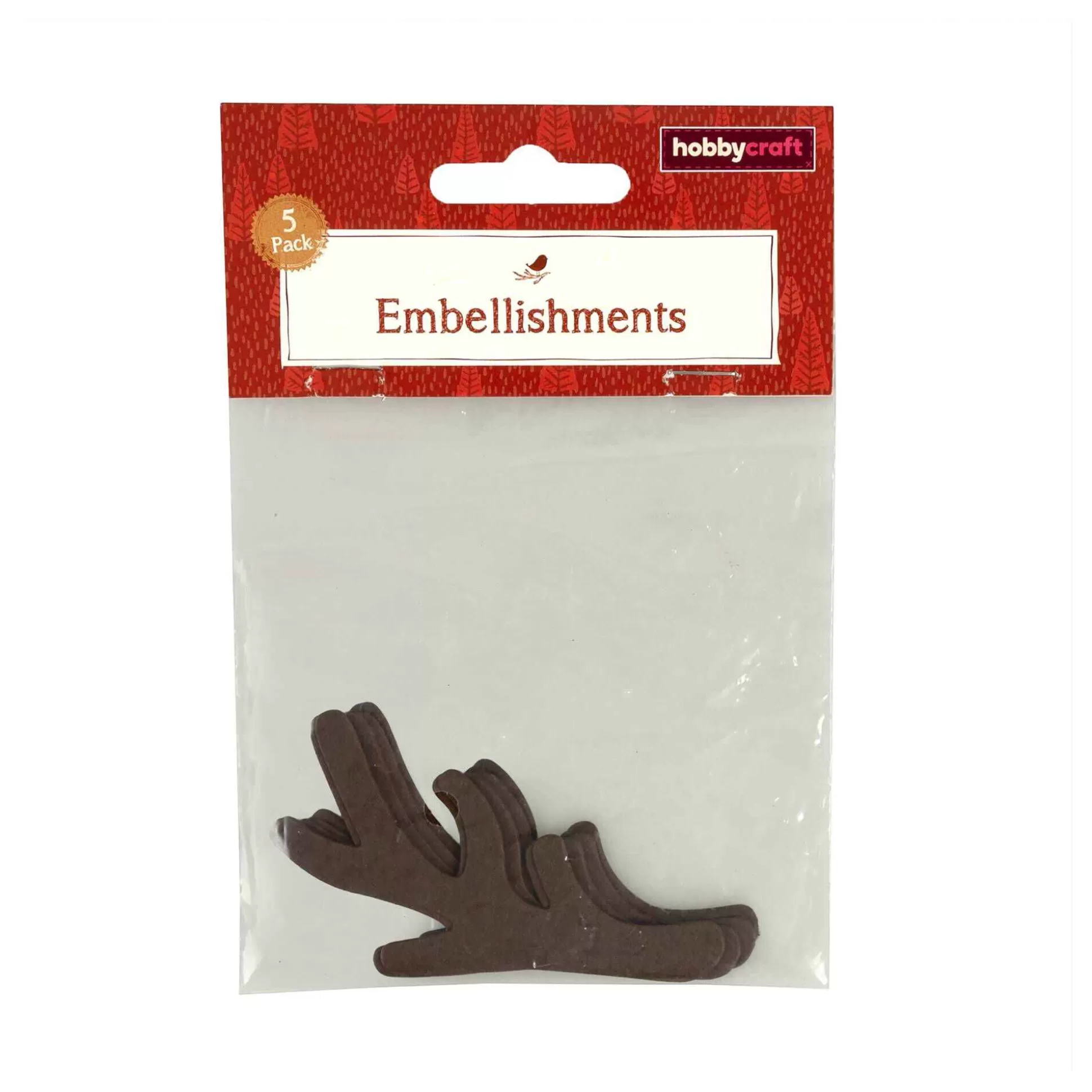 brown_felt_reindeer_antlers_5_pack_4.webp Brown Felt Reindeer Antlers 5 Pack-Hobbycraft Shop