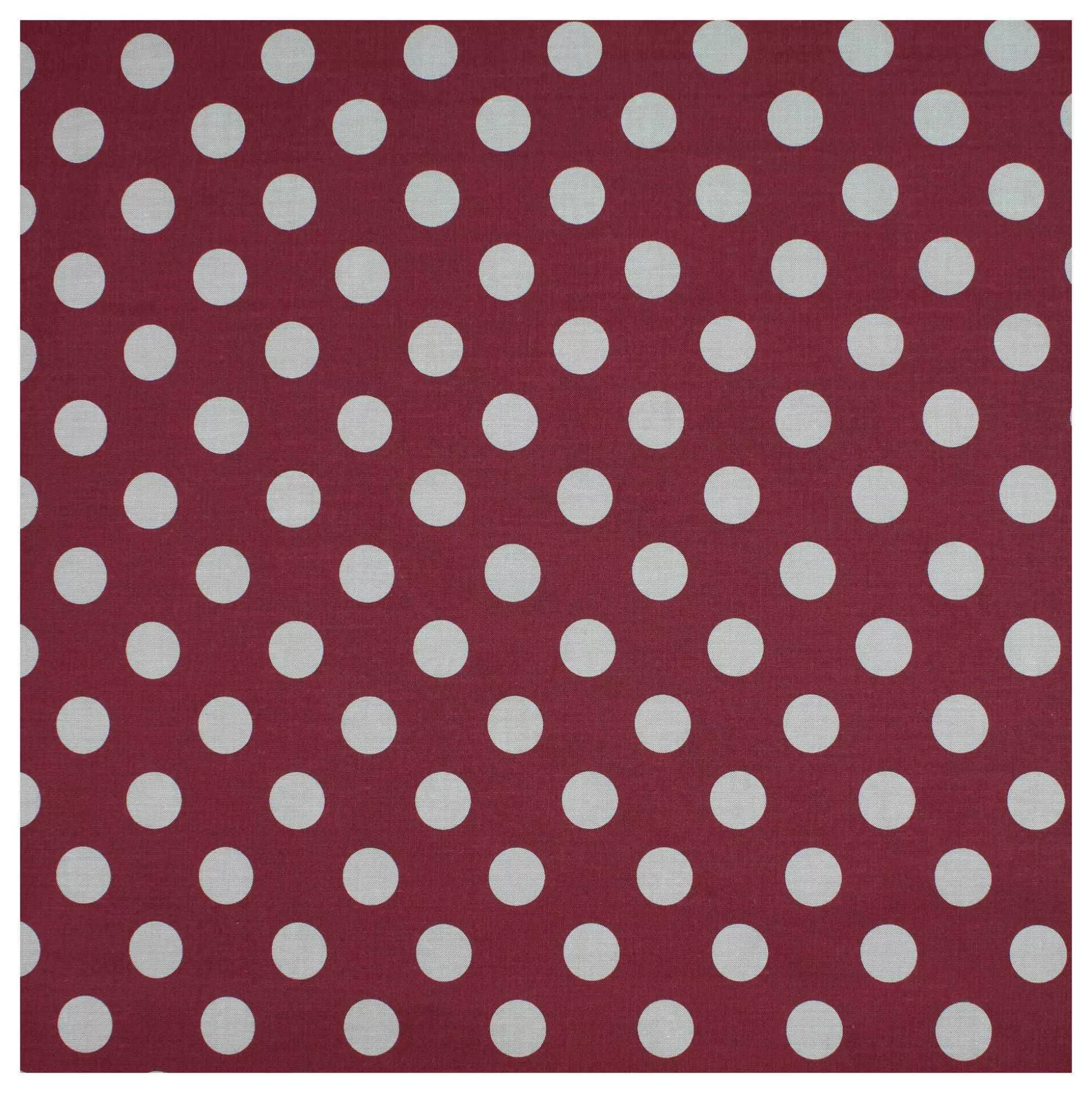 Burgundy Hometown Chambray Dots Fabric By The Metre-Hobbycraft Cheap