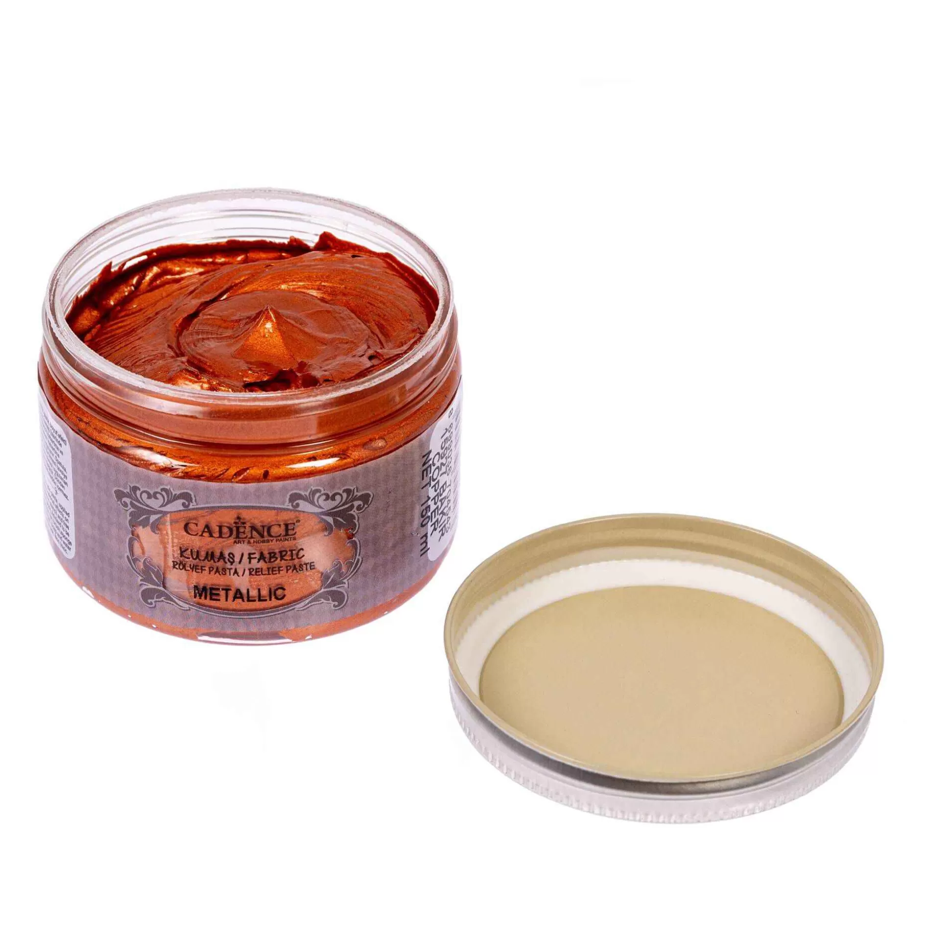 cadence_metallic_copper_relief_paste_150ml_3.webp Cadence Metallic Copper Relief Paste 150Ml-Hobbycraft New
