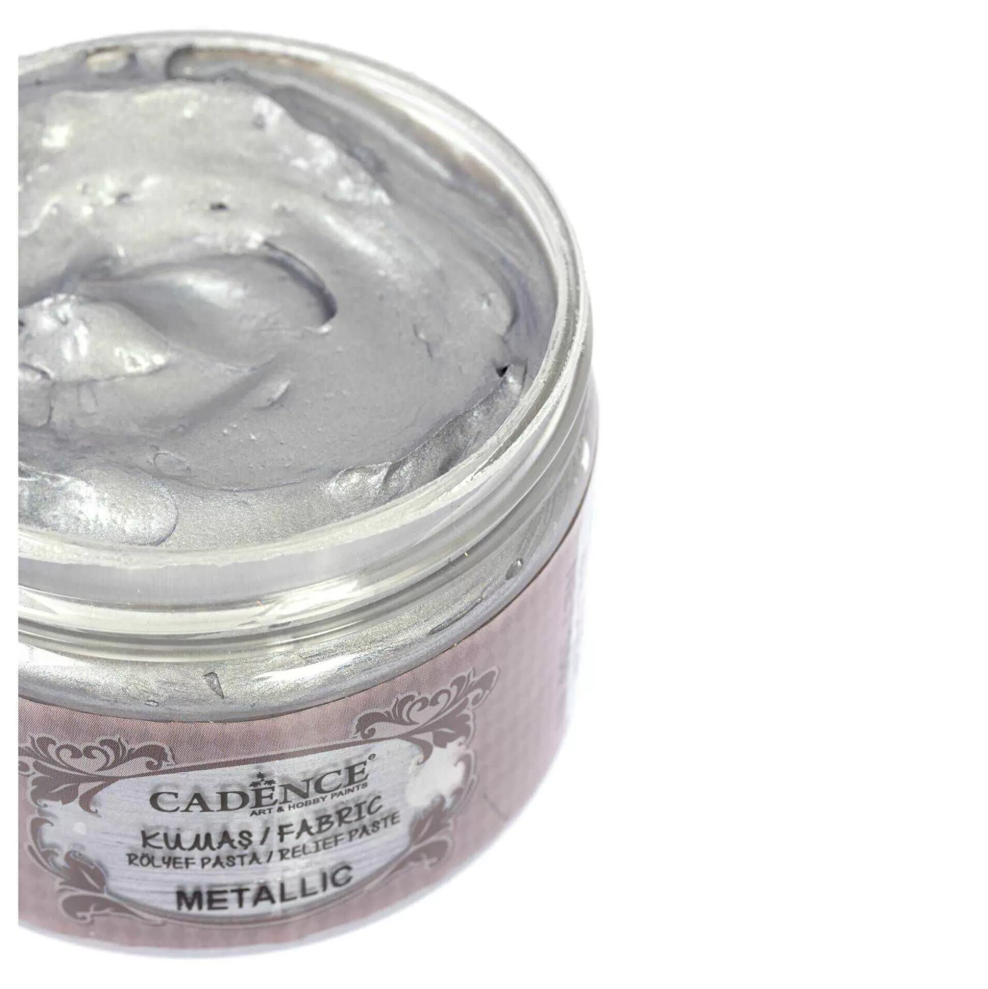 cadence_metallic_silver_relief_paste_150ml_4.webp Cadence Metallic Silver Relief Paste 150Ml-Hobbycraft New