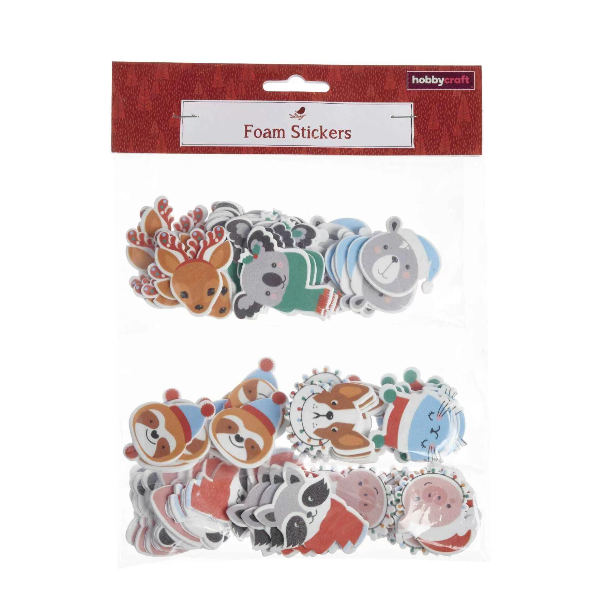 christmas_animal_foam_stickers_3.webp Christmas Animal Foam Stickers-Hobbycraft Online