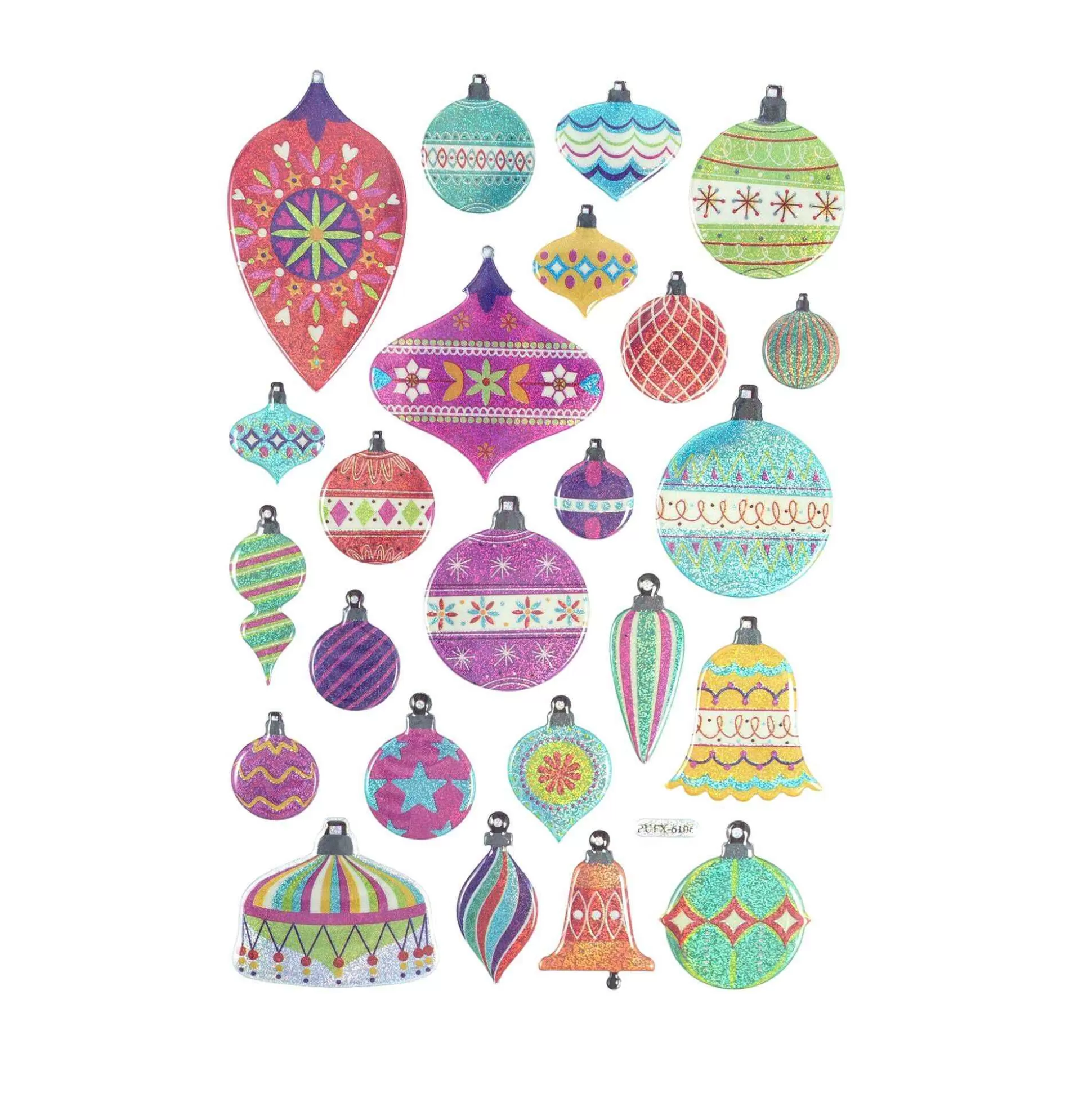 christmas_bauble_stickers_1.webp Christmas Bauble Stickers-Hobbycraft Fashion