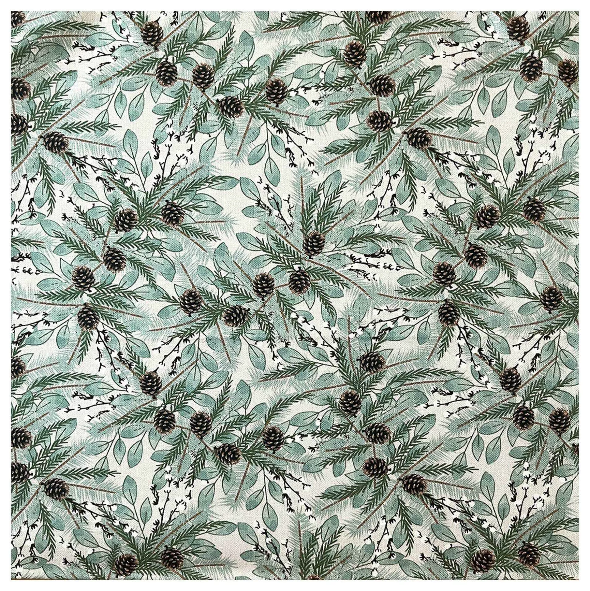 Christmas Fern Welcome Home Cotton Fabric Pack 112Cm X 1M-Hobbycraft Best Sale