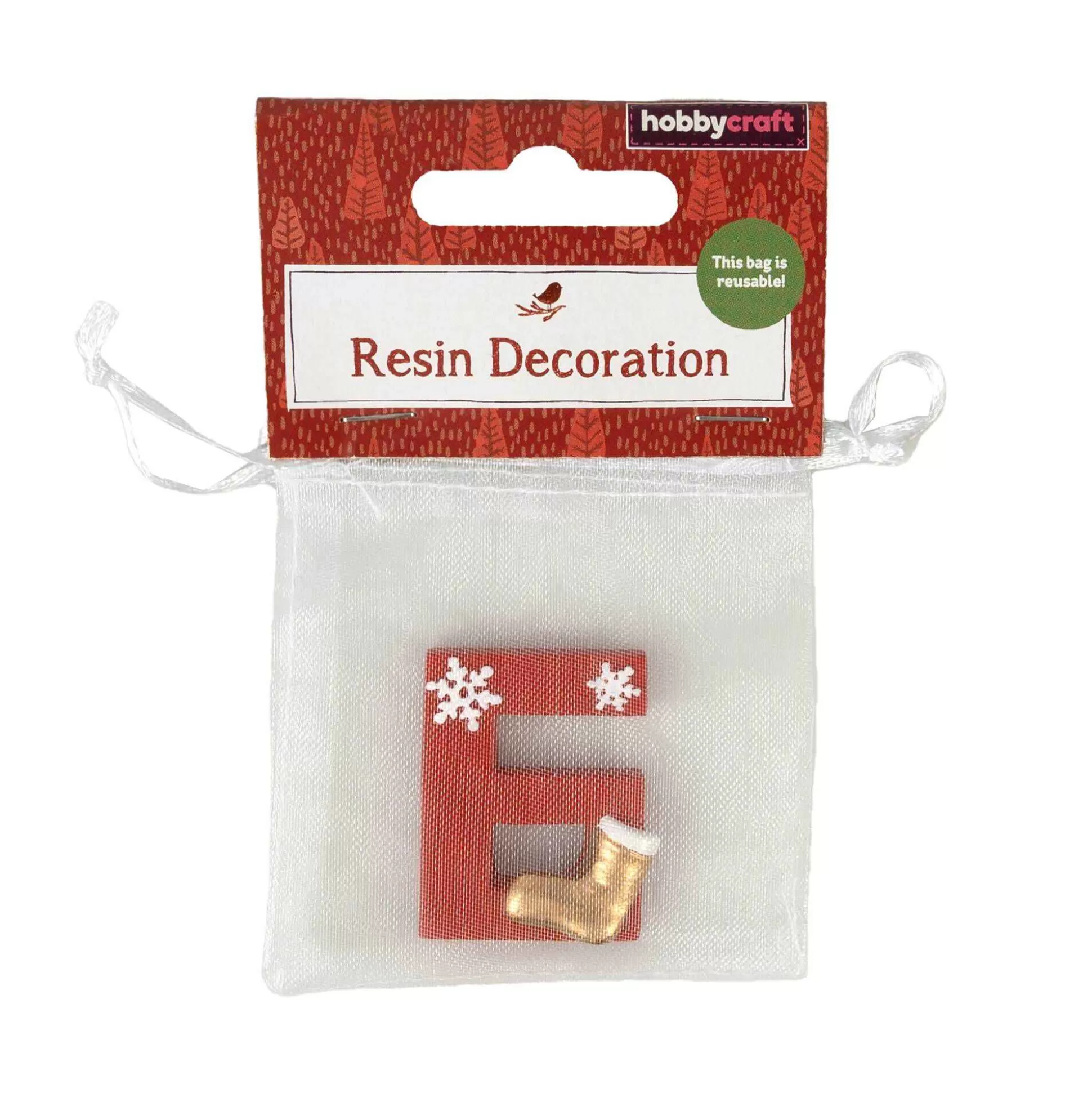 christmas_resin_letter_e_decoration_4cm_3.webp Christmas Resin Letter E Decoration 4Cm-Hobbycraft Best