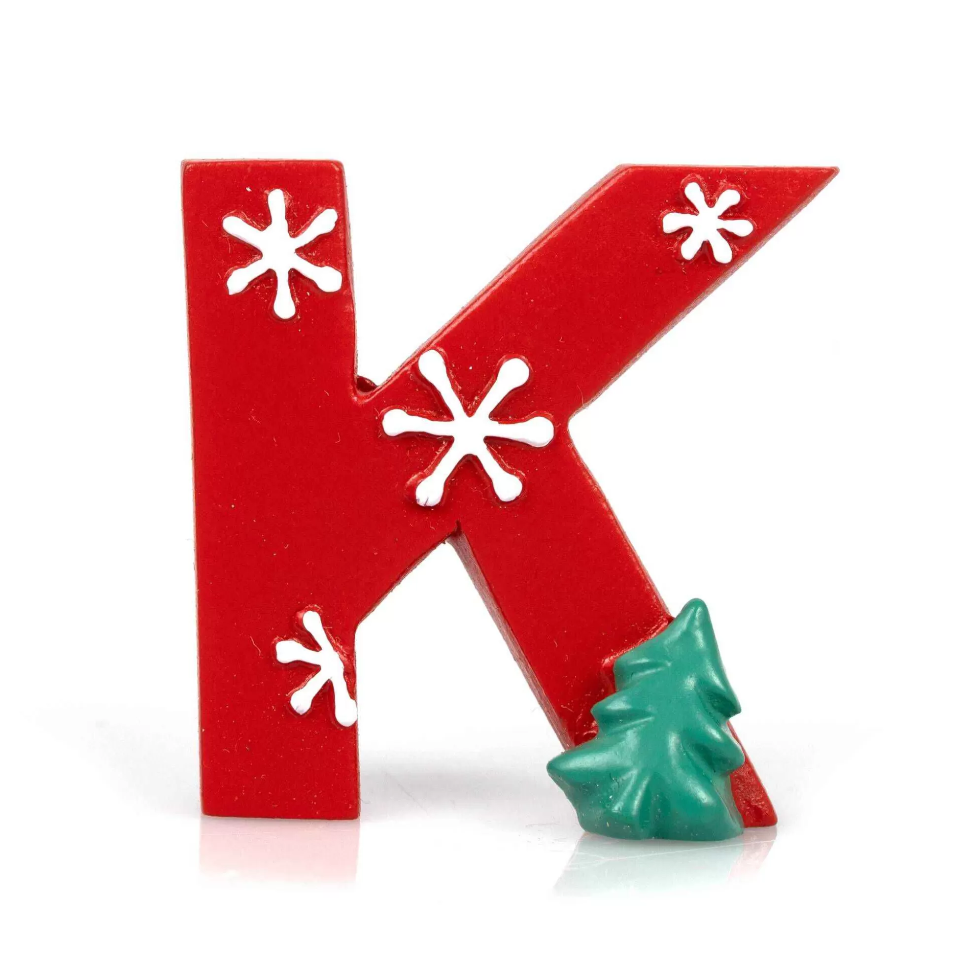 Christmas Resin Letter K Decoration 4Cm-Hobbycraft New