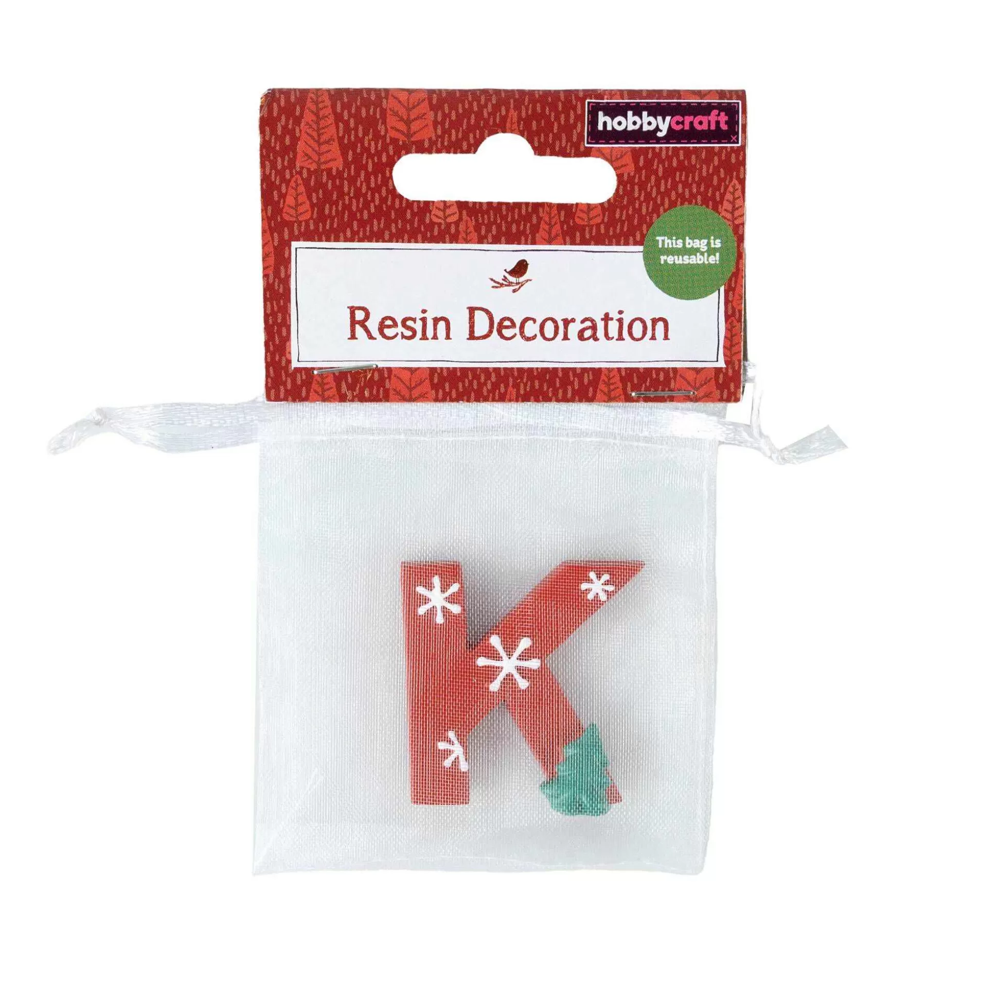 christmas_resin_letter_k_decoration_4cm_4.webp Christmas Resin Letter K Decoration 4Cm-Hobbycraft New