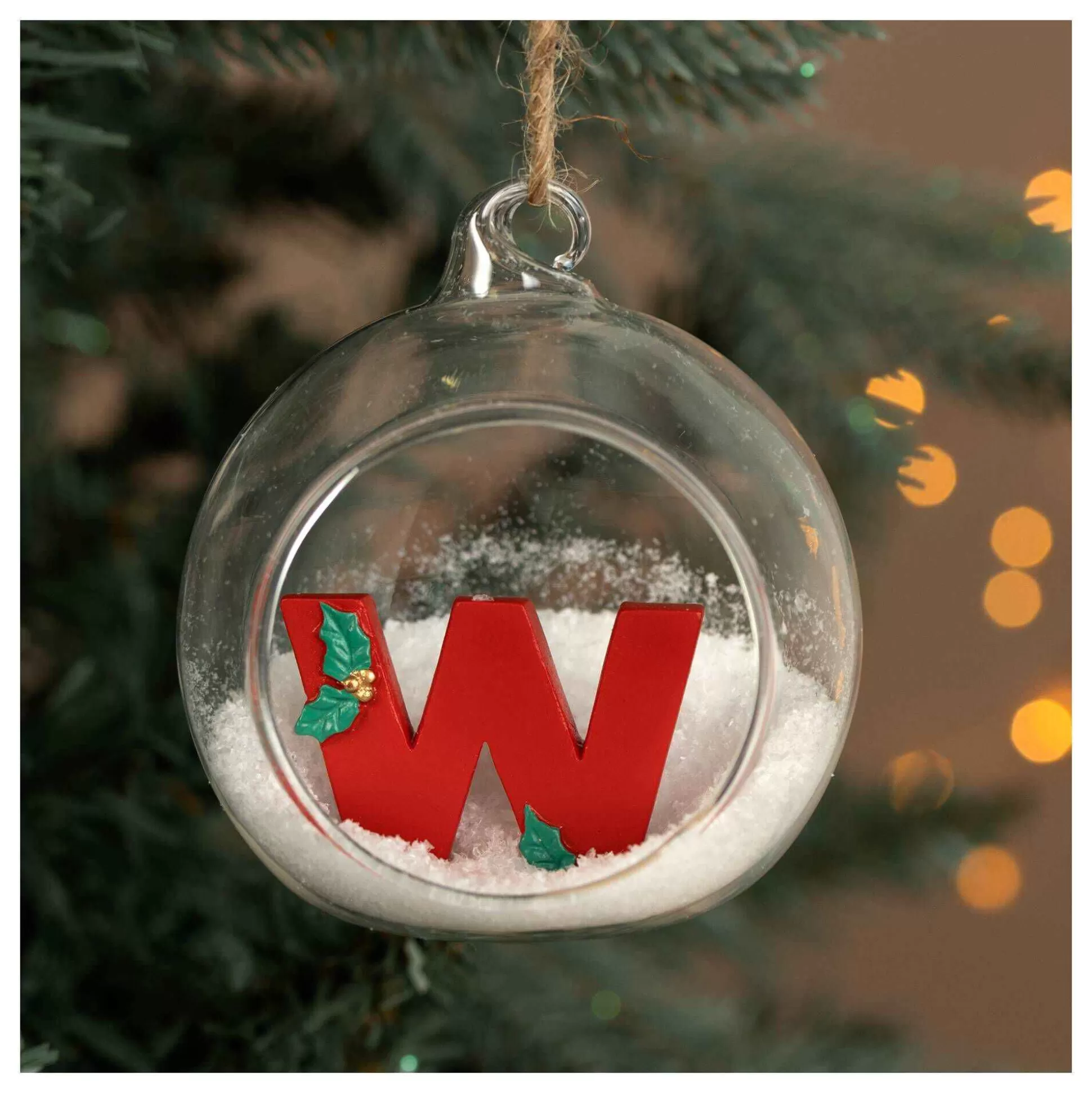 christmas_resin_letter_w_decoration_4cm_2.webp Christmas Resin Letter W Decoration 4Cm-Hobbycraft Discount