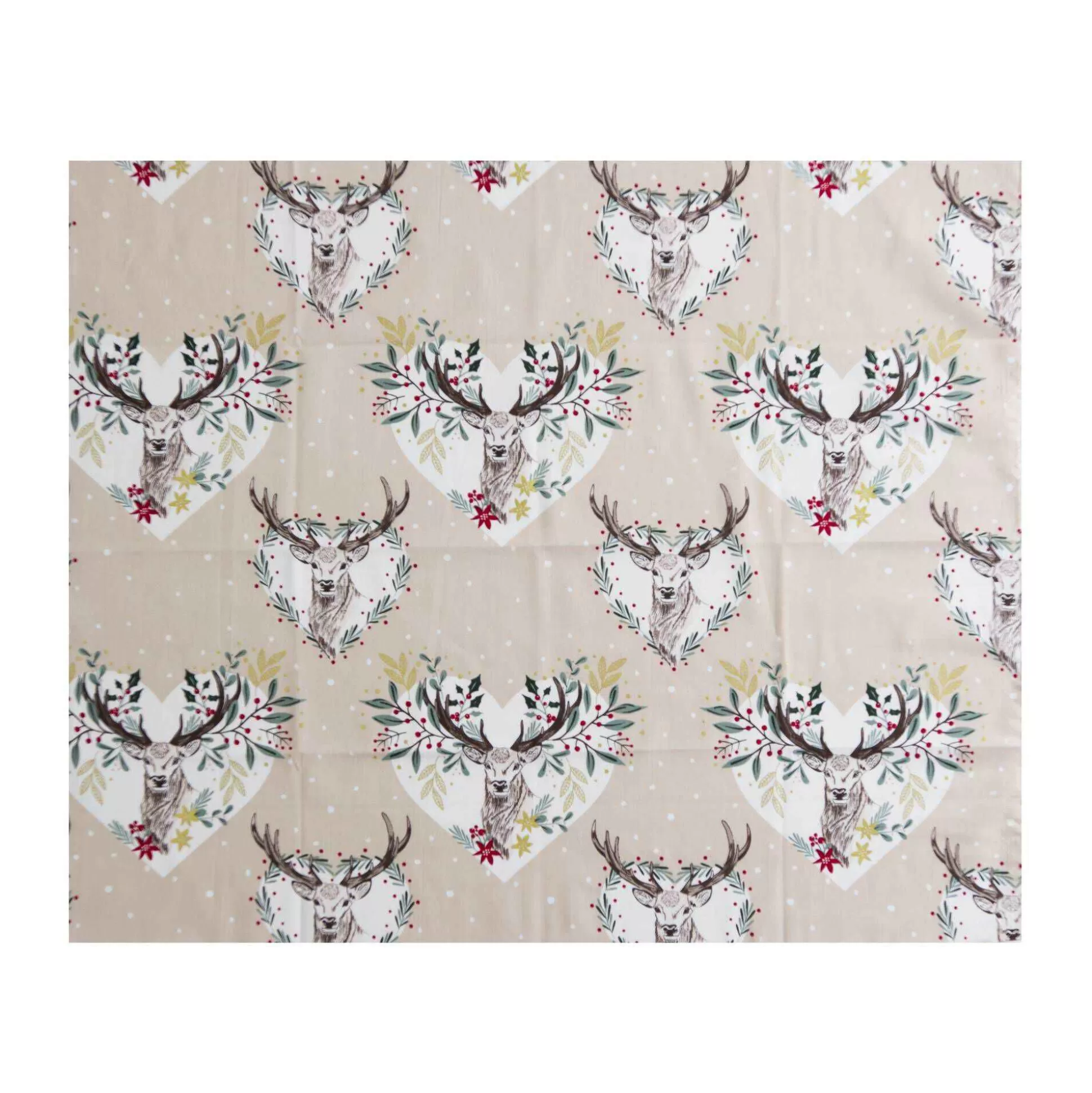 Christmas Stag Cotton Fat Quarters 4 Pack-Hobbycraft Fashion