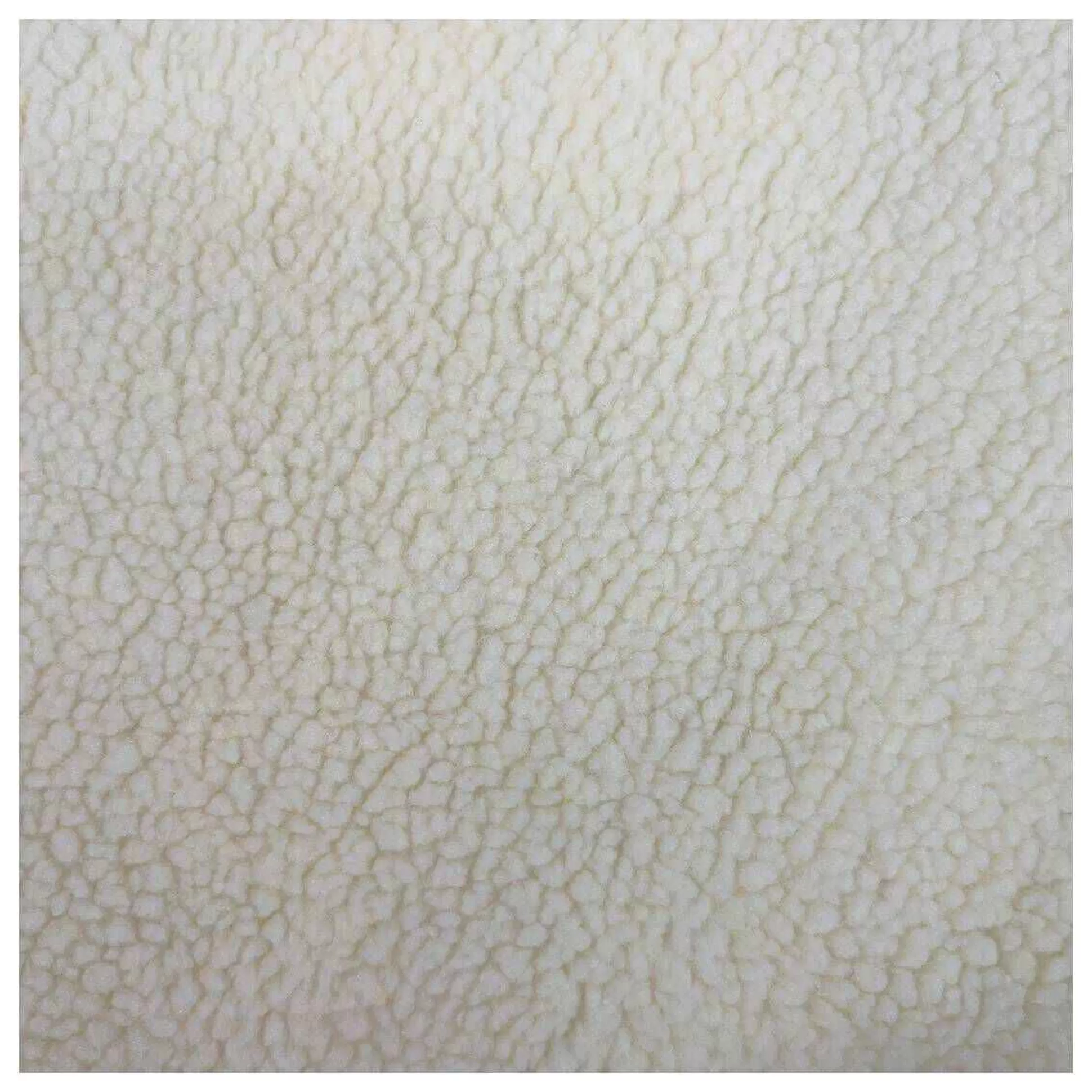Cream Faux Sheepskin Sherpa Fabric By The Metre-Hobbycraft Fashion