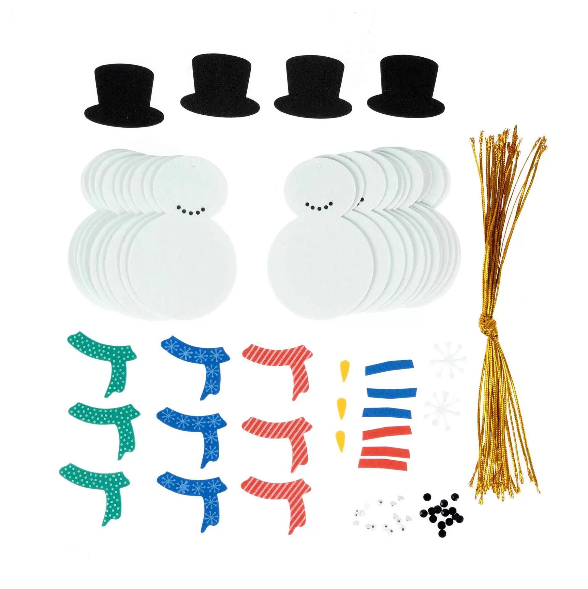 Decorate Your Own Snowman Kit 24 Pack-Hobbycraft Best