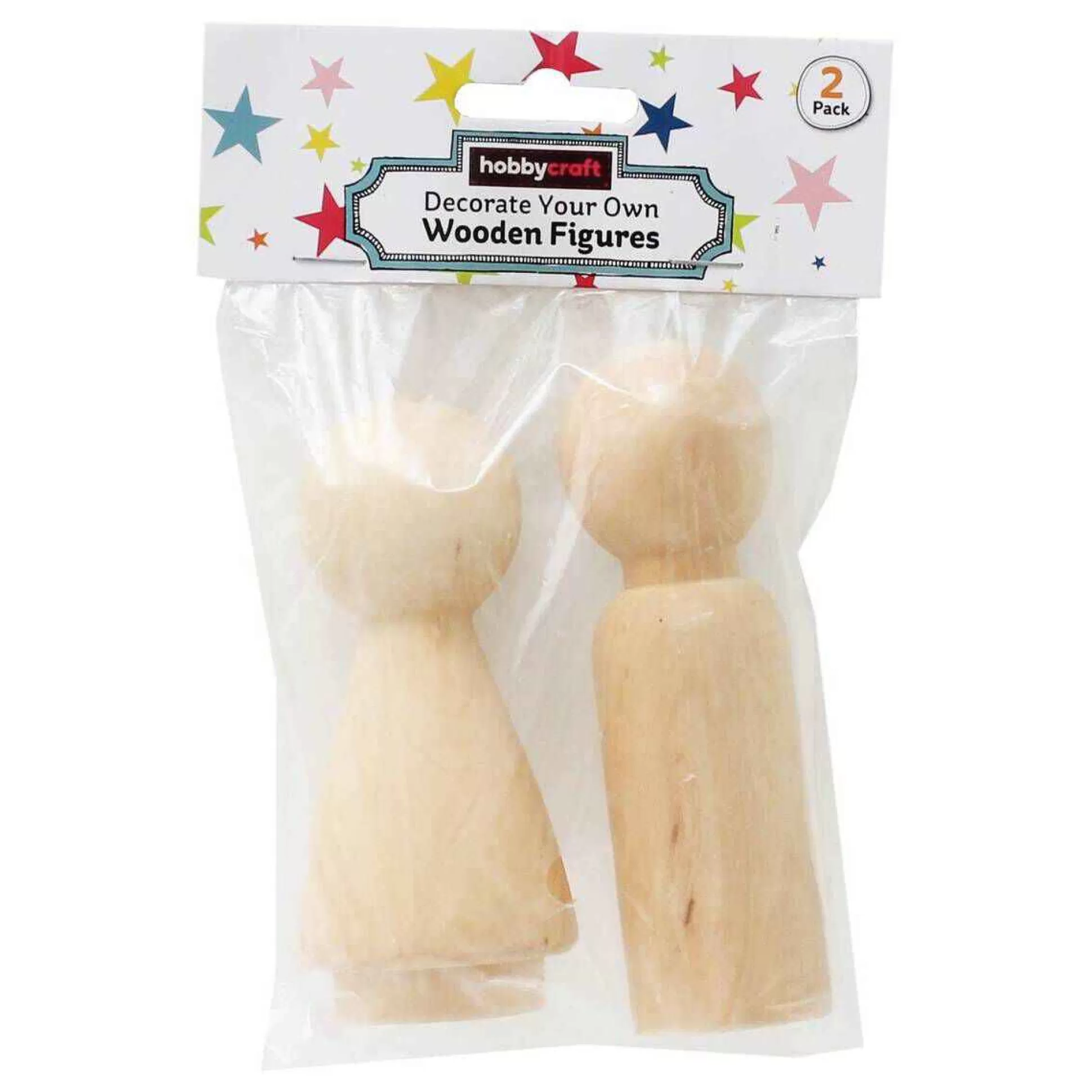 Decorate Your Own Wooden Figures 2 Pack-Hobbycraft Discount