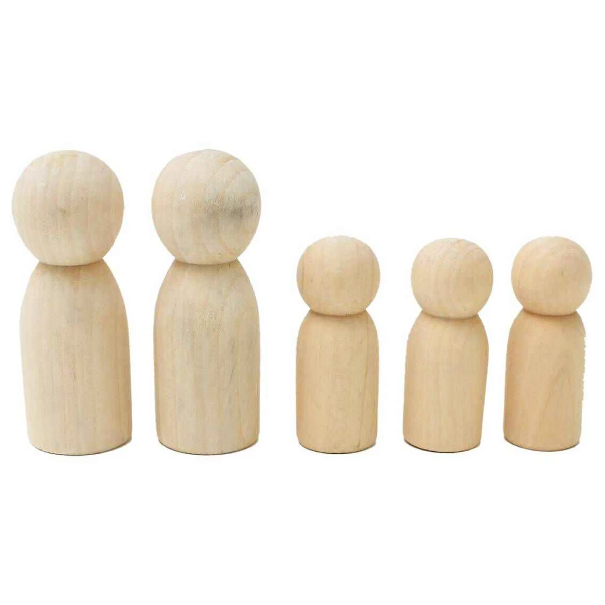 Decorate Your Own Wooden People 5 Pieces-Hobbycraft Hot