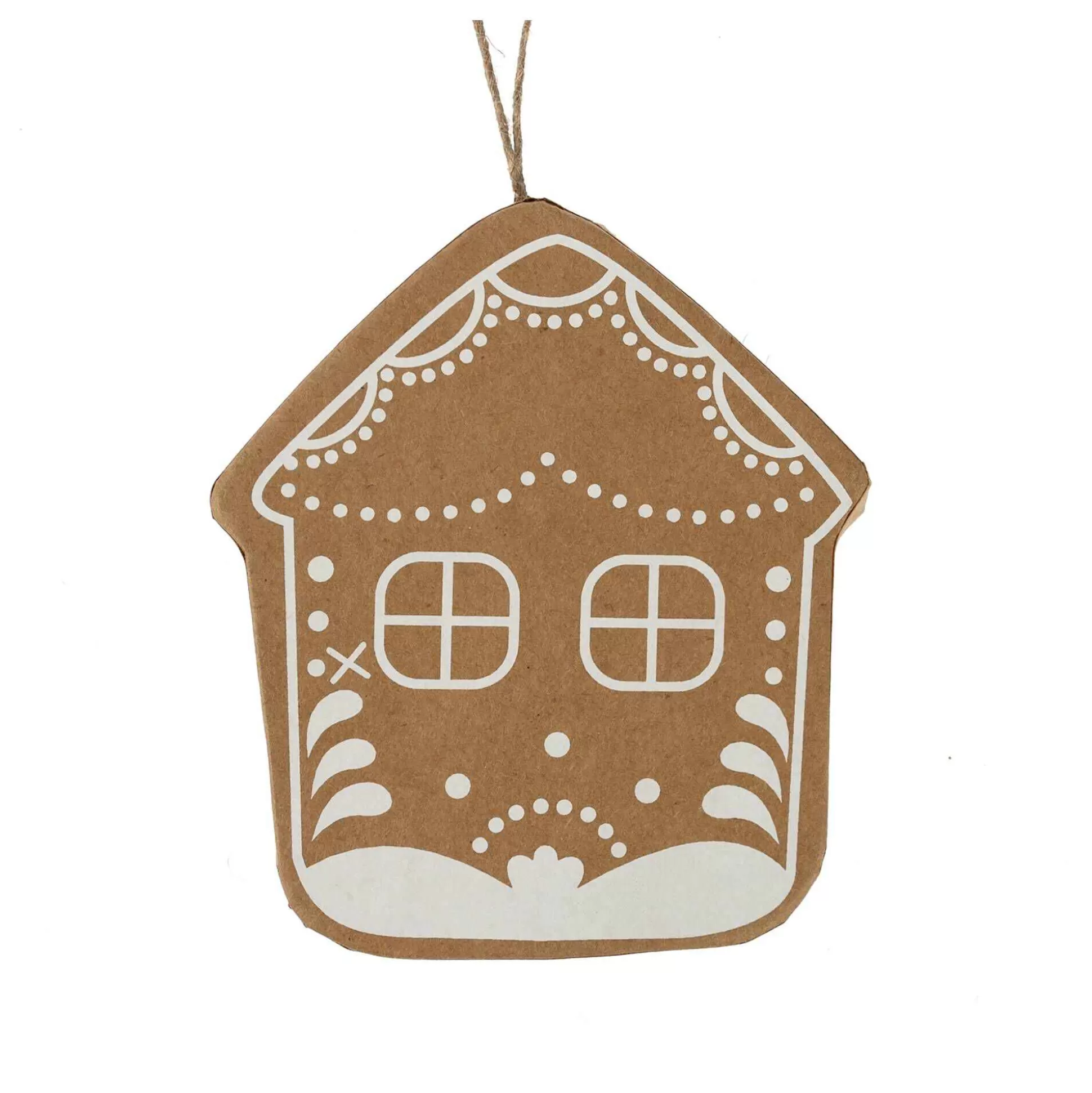 Decorated Mache Gingerbread House Decoration 10Cm-Hobbycraft Sale