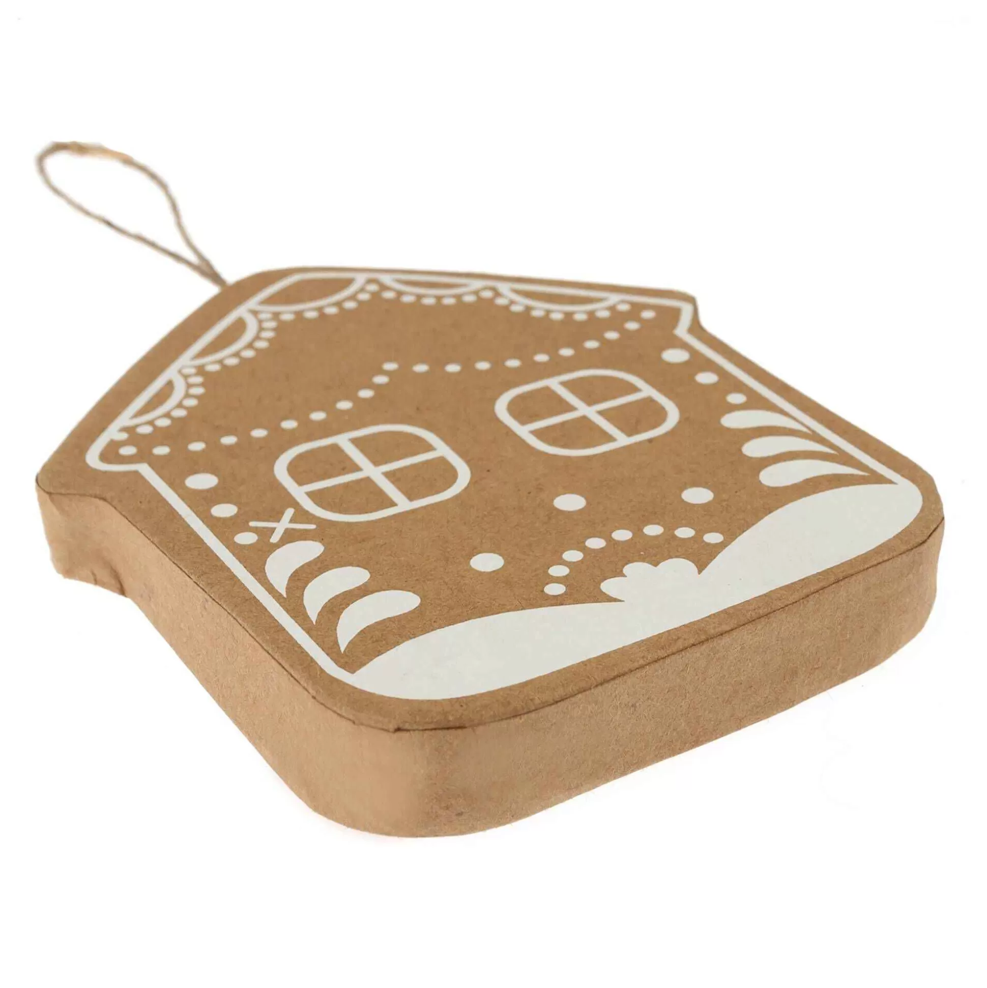 Decorated Mache Gingerbread House Decoration 10Cm-Hobbycraft Sale