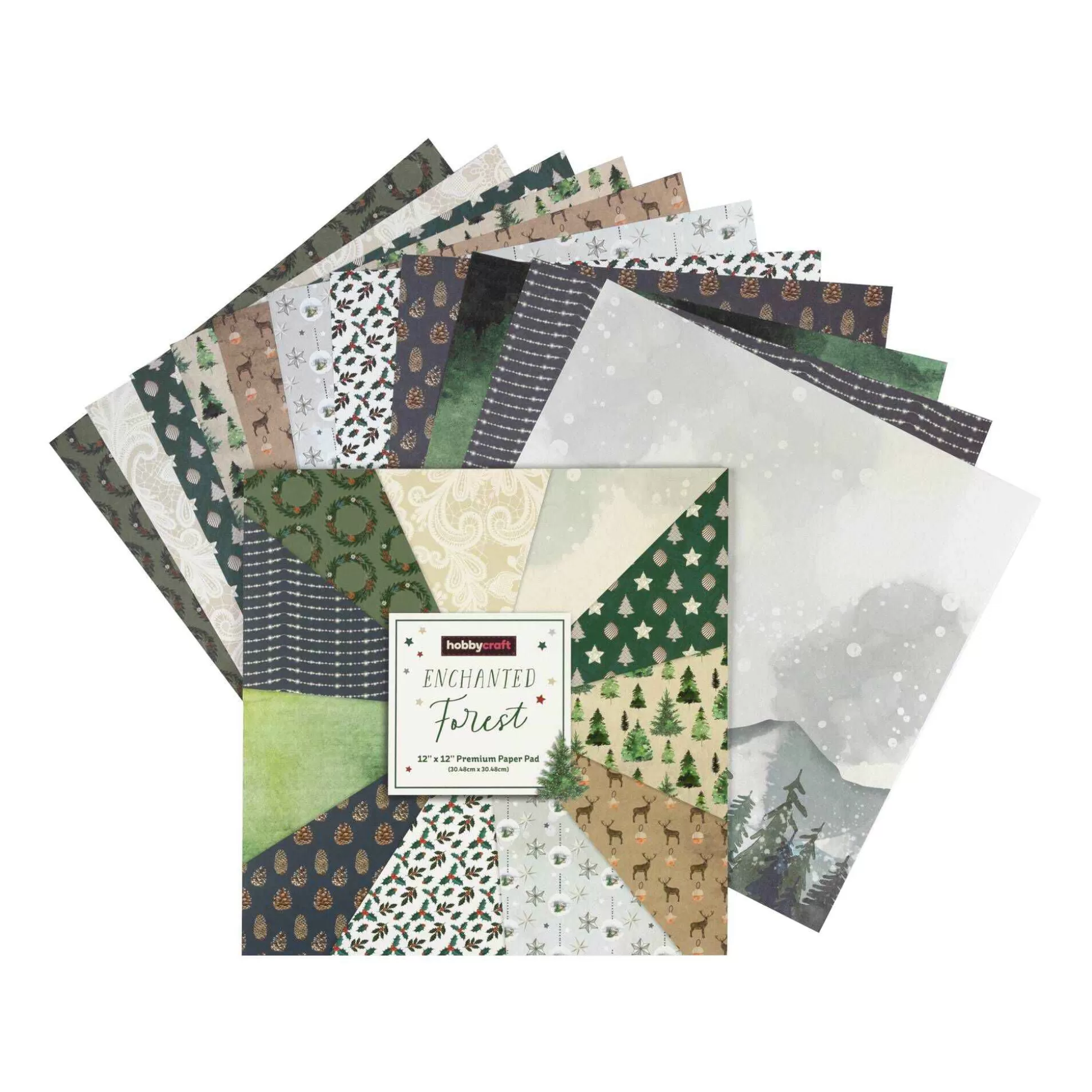 Enchanted Forest 12 X 12 Inches Paper Pad 24 Sheets-Hobbycraft Discount