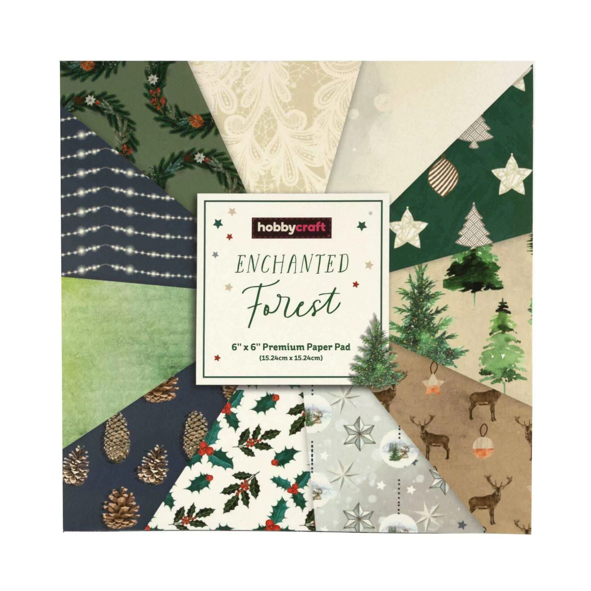 Enchanted Forest 6 X 6 Inches Paper Pad 24 Sheets-Hobbycraft Sale