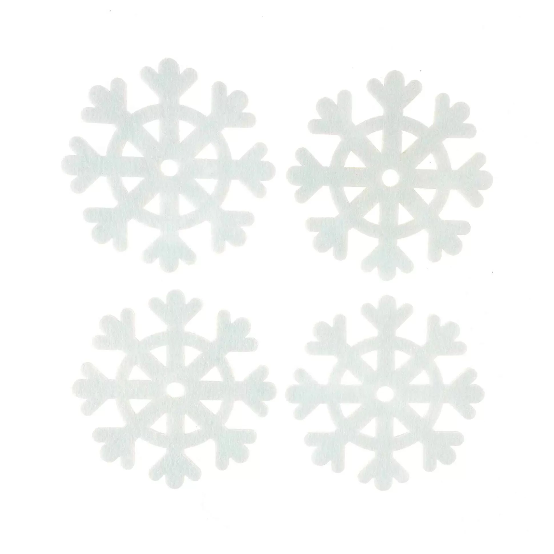 Felt Snowflakes 10Cm 4 Pack-Hobbycraft Fashion