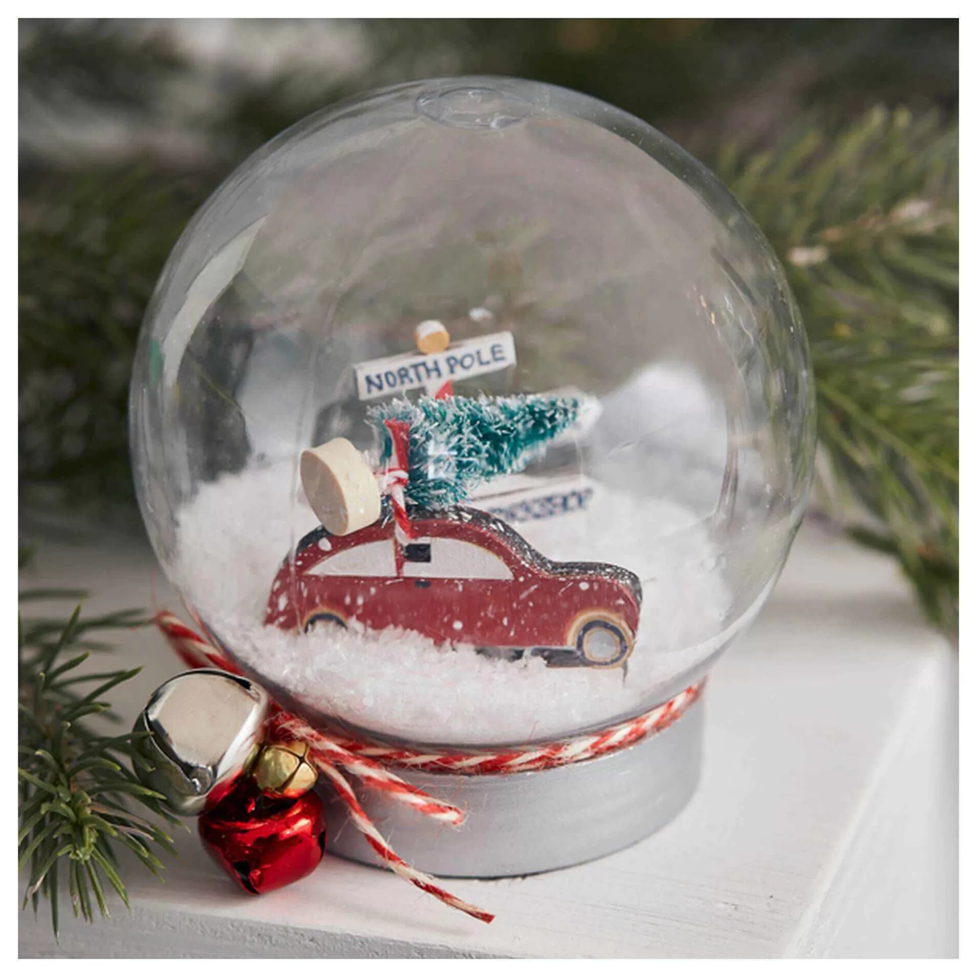 Fillable Plastic Snow Globe 10.5Cm-Hobbycraft Shop