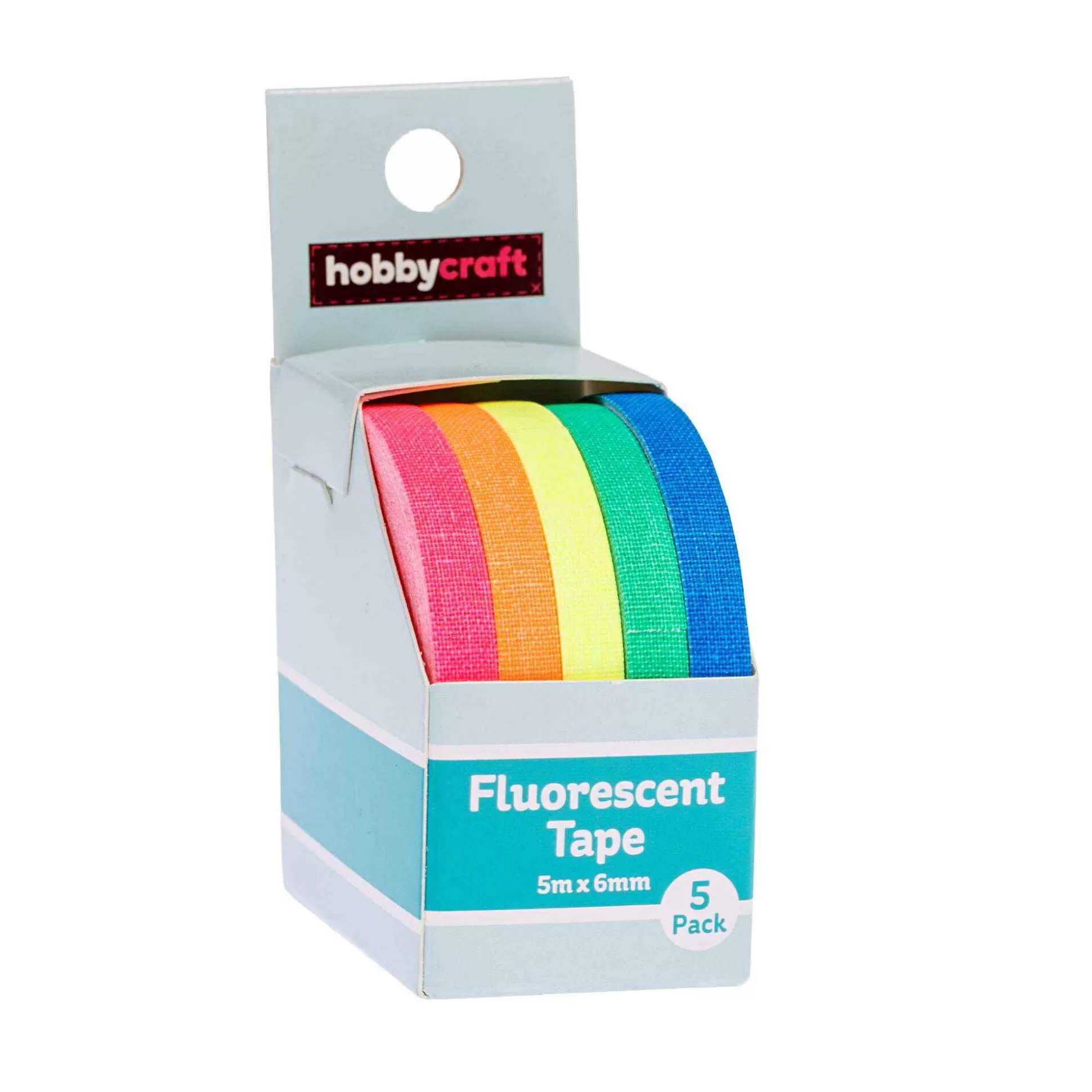 Fluorescent Tape 6Mm X 5M 5 Pack-Hobbycraft Best