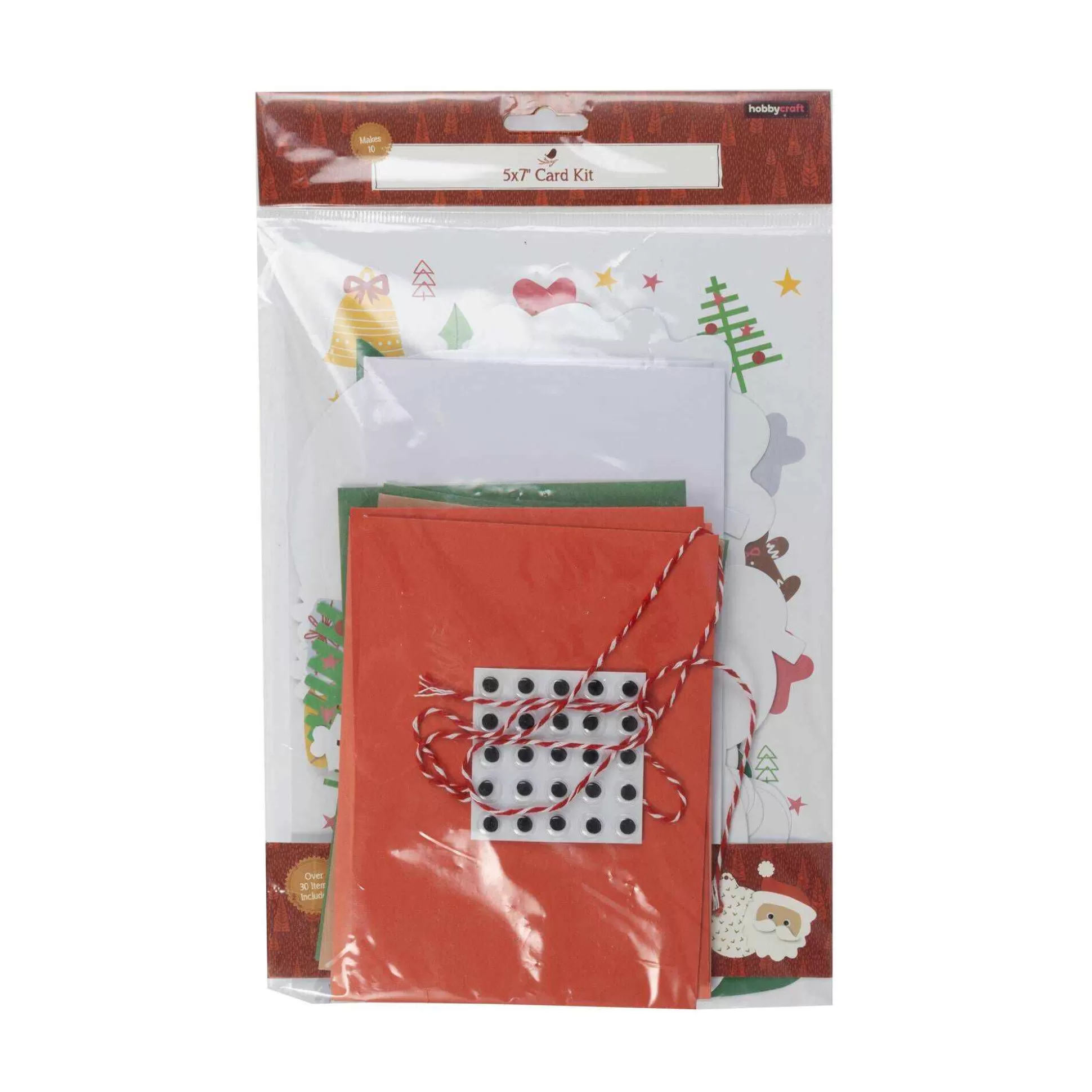 Fun Novelty Christmas Card Kit 5 X 7 Inches 10 Pack-Hobbycraft Shop