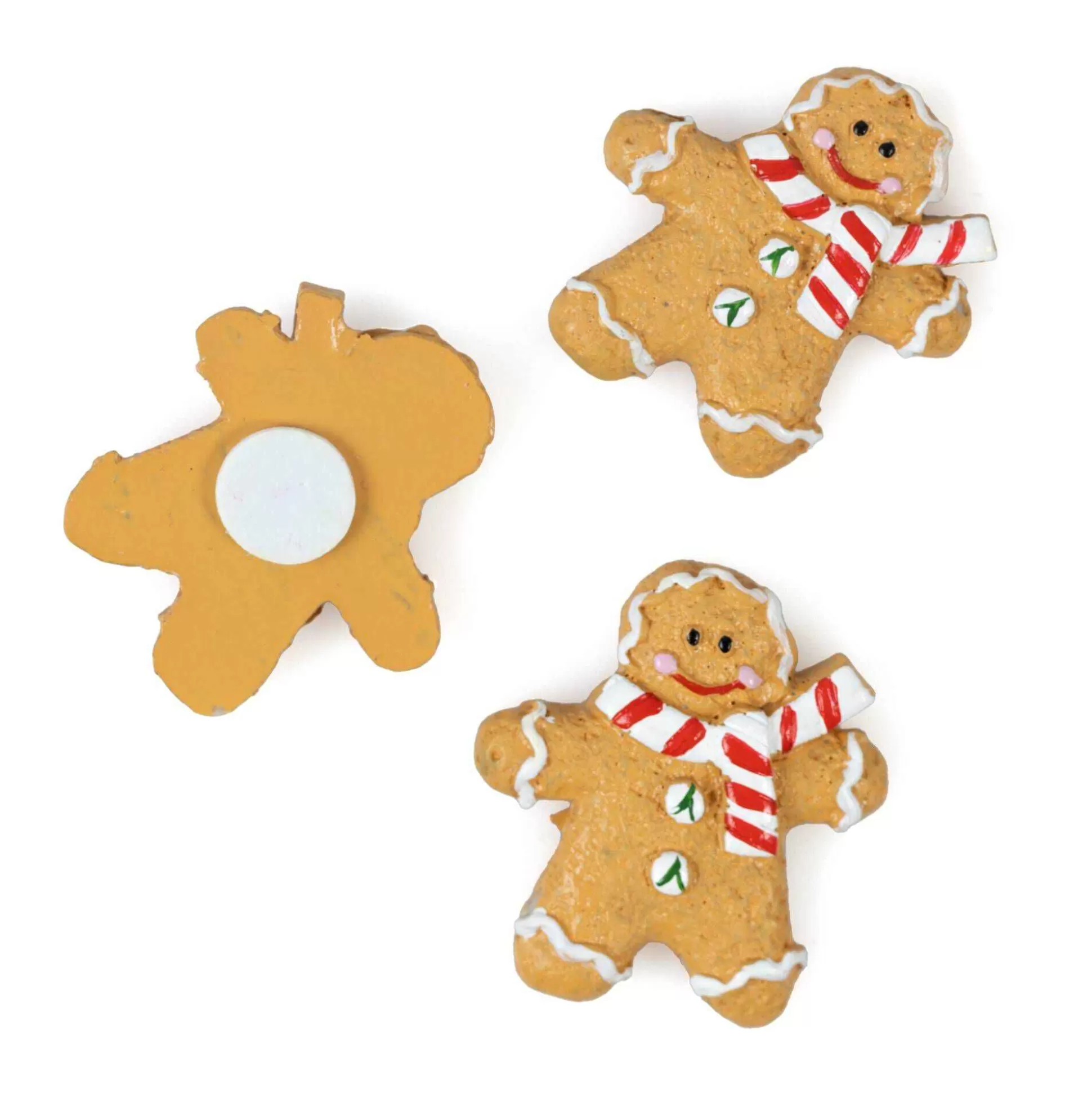 Gingerbread People Resin Decorations 6 Pack-Hobbycraft Hot