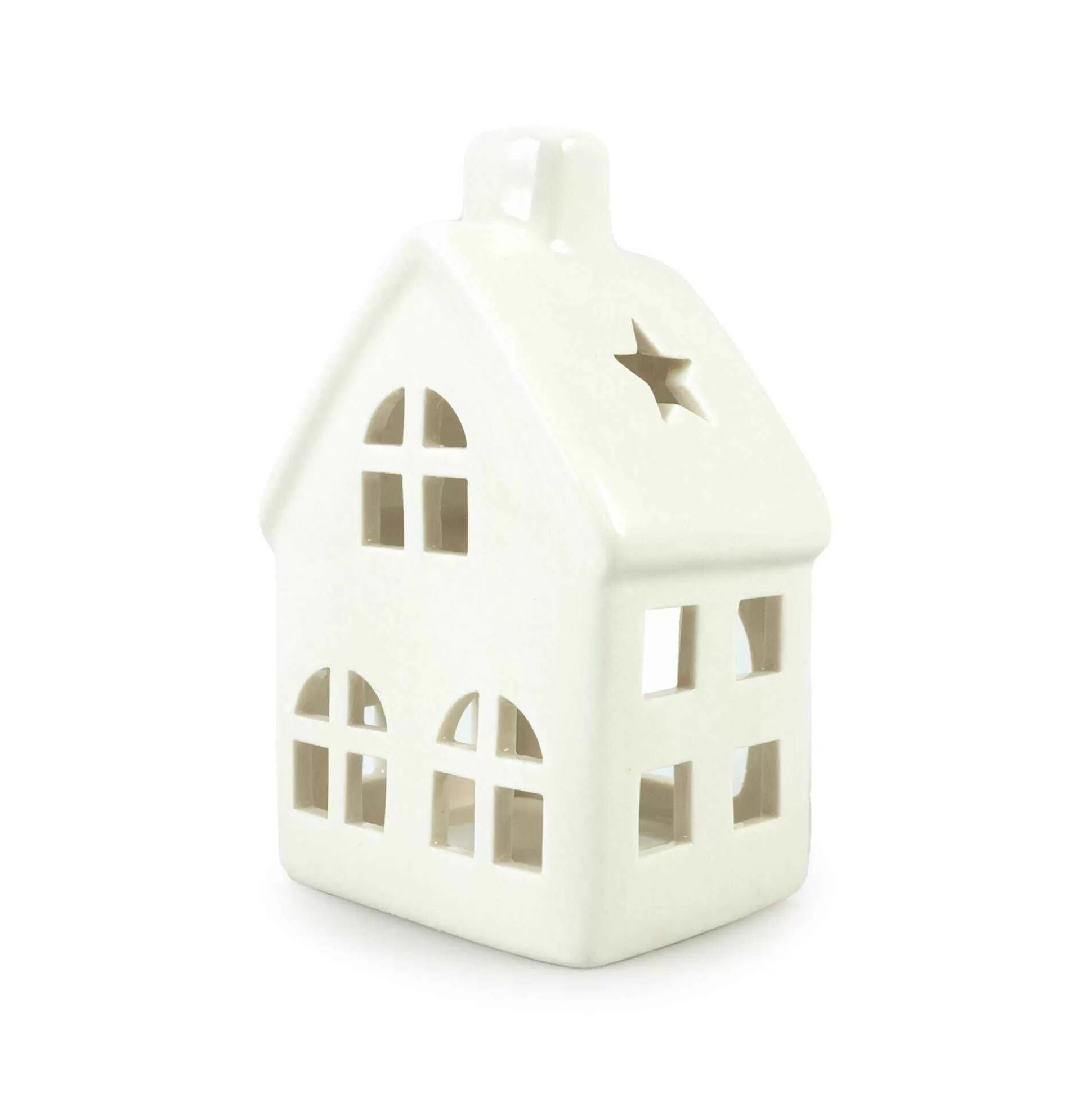 Glazed Ceramic House 13Cm-Hobbycraft Hot