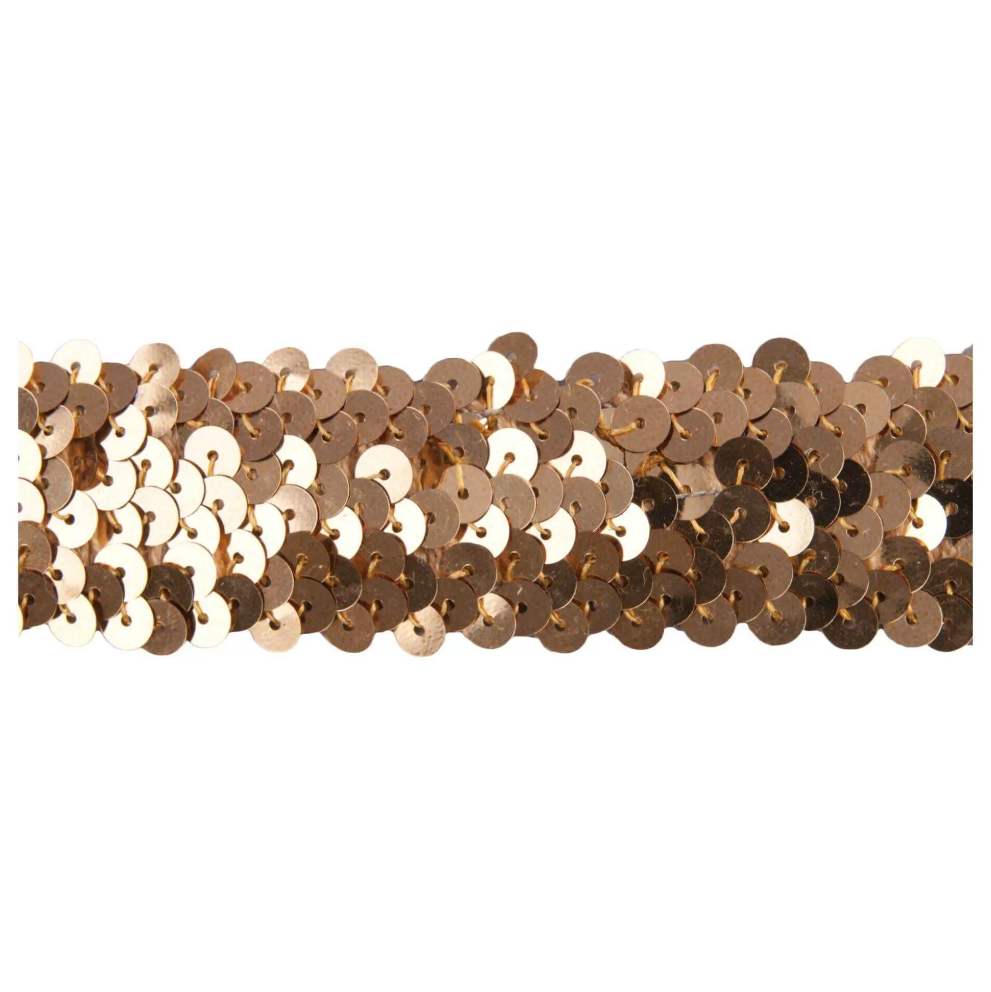 Gold 20Mm Sequin Stretch Trim By The Metre-Hobbycraft Discount