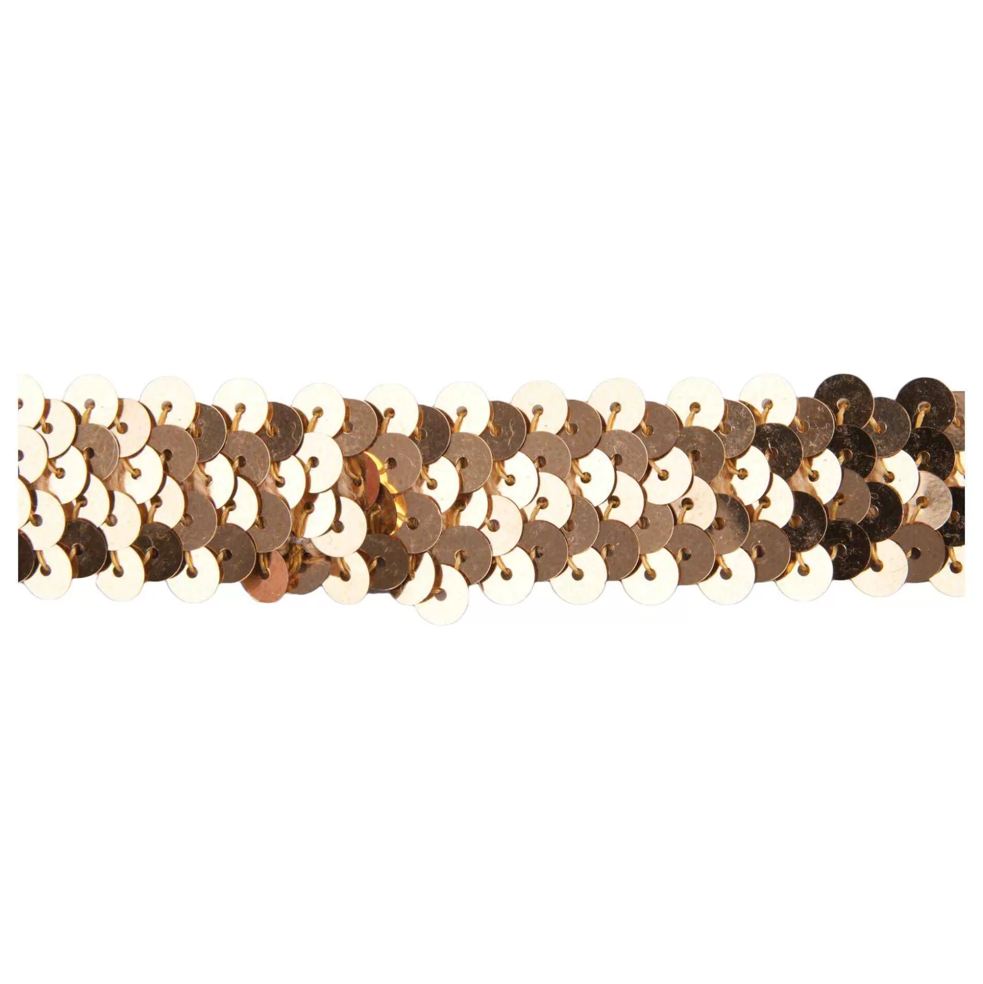 Gold 20Mm Sequin Stretch Trim By The Metre-Hobbycraft Discount