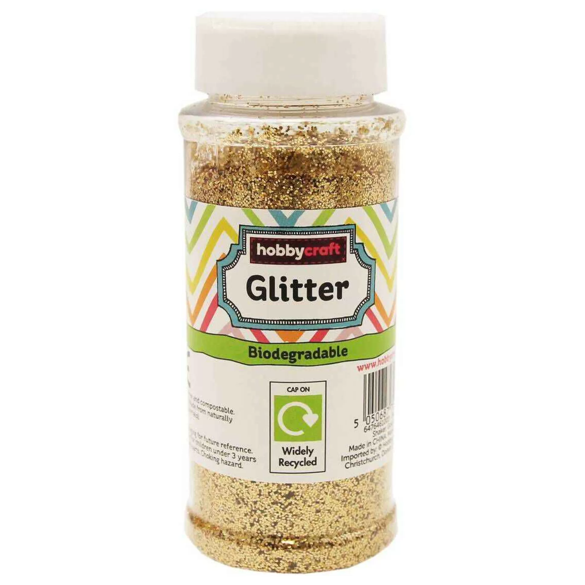 Gold Biodegradable Glitter Shaker 80G-Hobbycraft Best Sale