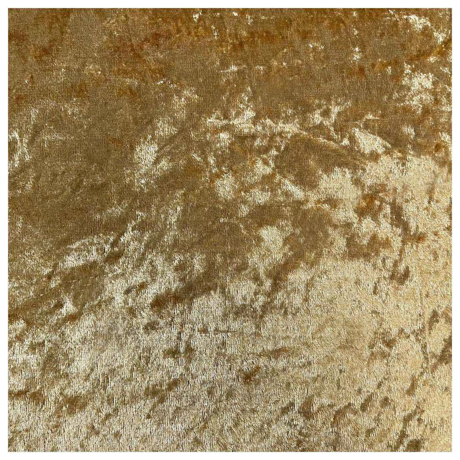 Gold Crushed Velour Fabric By The Metre-Hobbycraft Discount