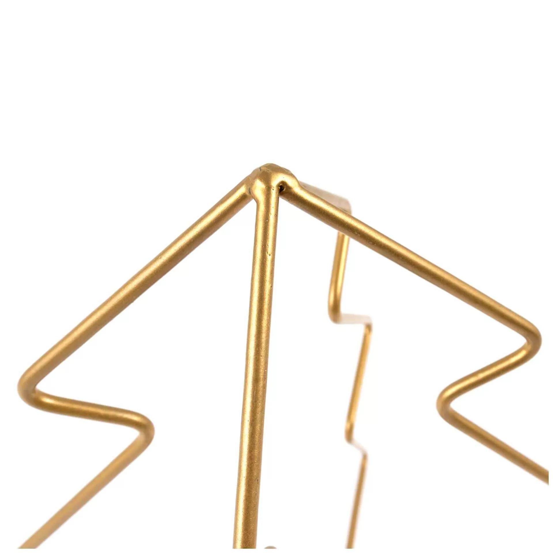 Gold Metal Christmas Tree Tealight Holder 24Cm-Hobbycraft Cheap