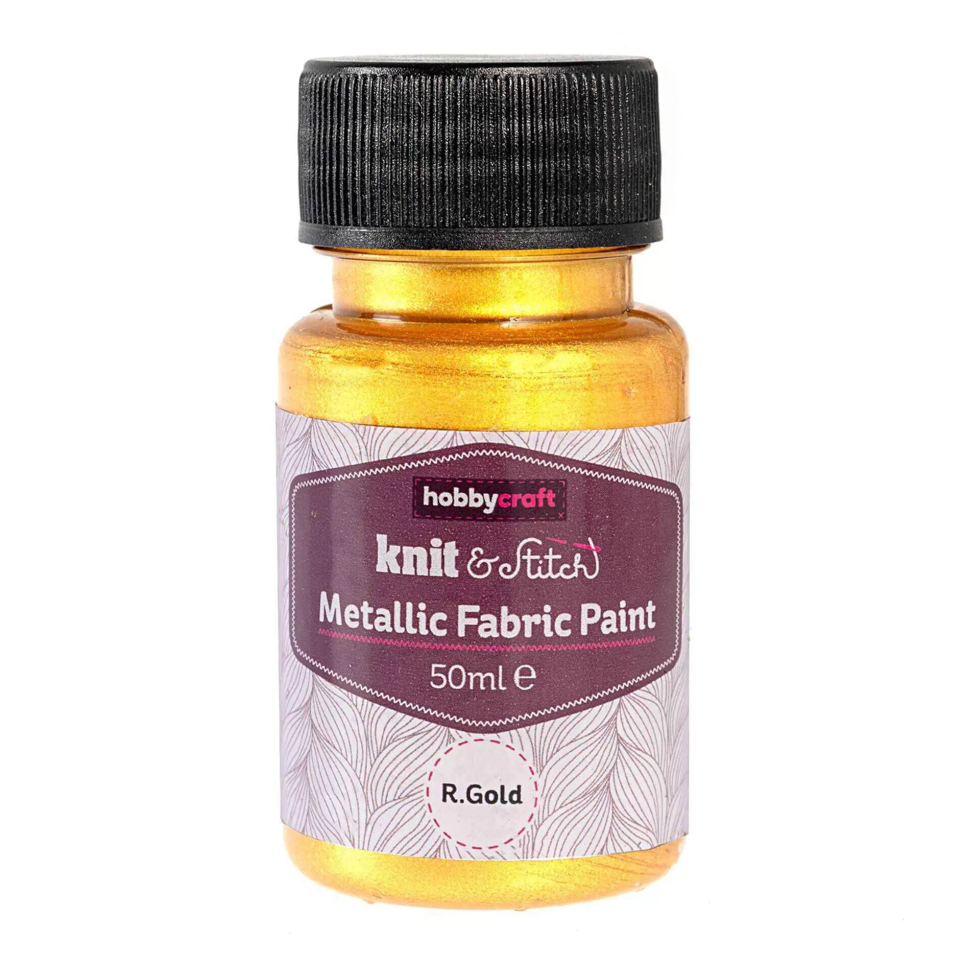 Gold Metallic Fabric Paint 50Ml-Hobbycraft Best Sale