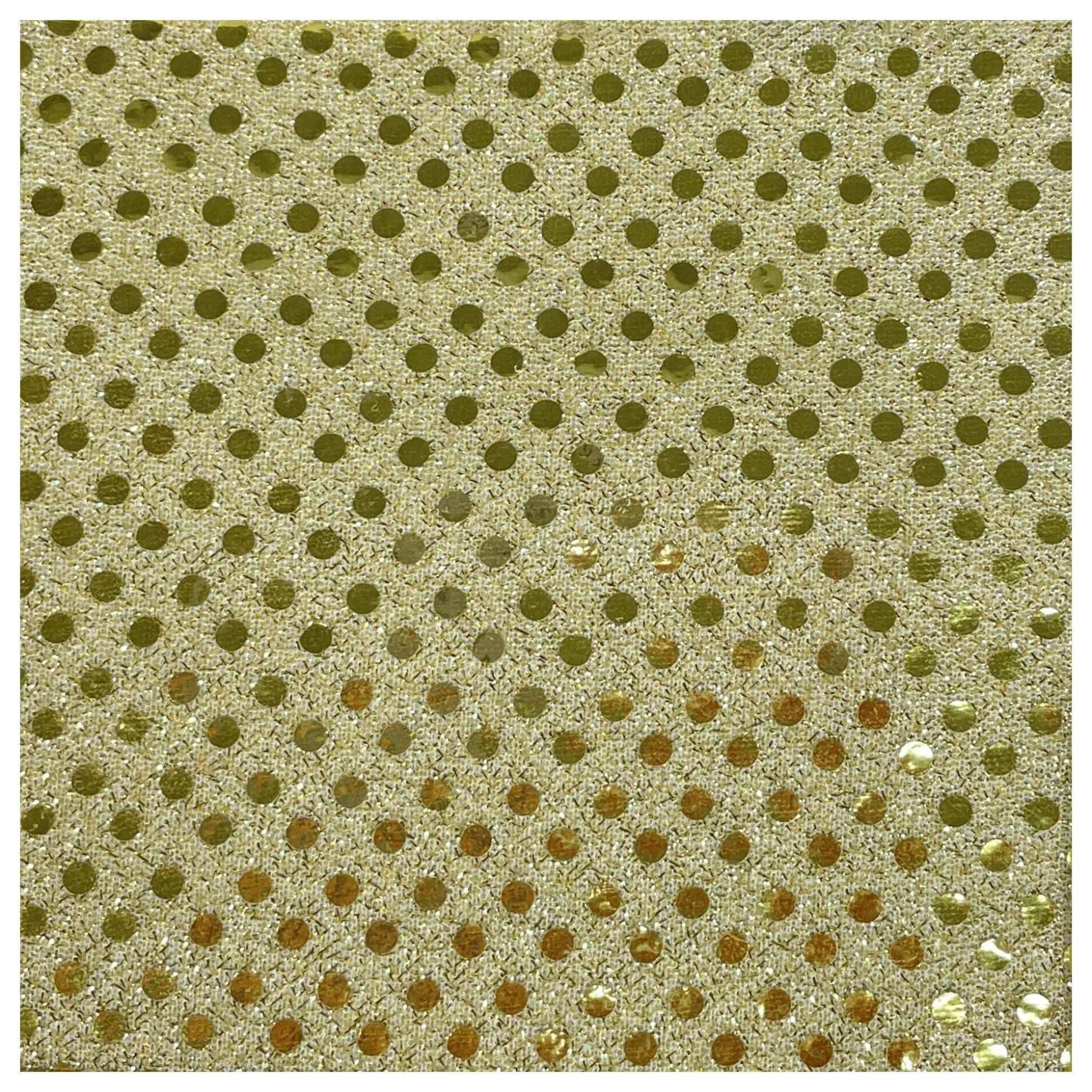 Gold Sequin Polyester Jersey Fabric By The Metre-Hobbycraft Shop