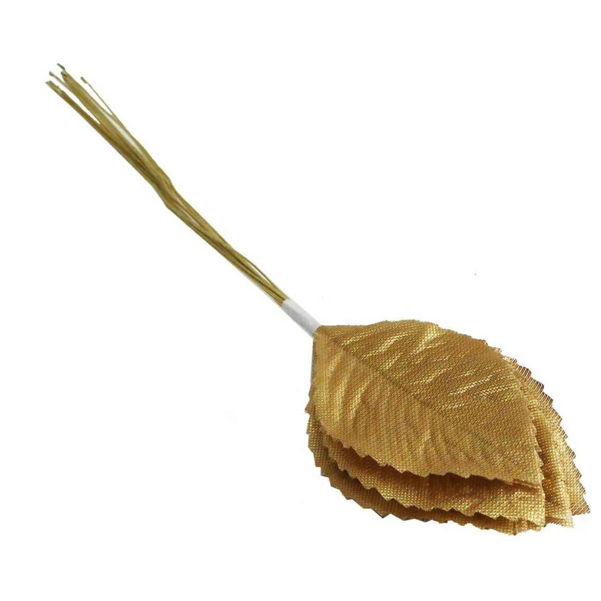 gold_wired_rose_leaves_12_pack_2.webp Gold Wired Rose Leaves 12 Pack-Hobbycraft Shop