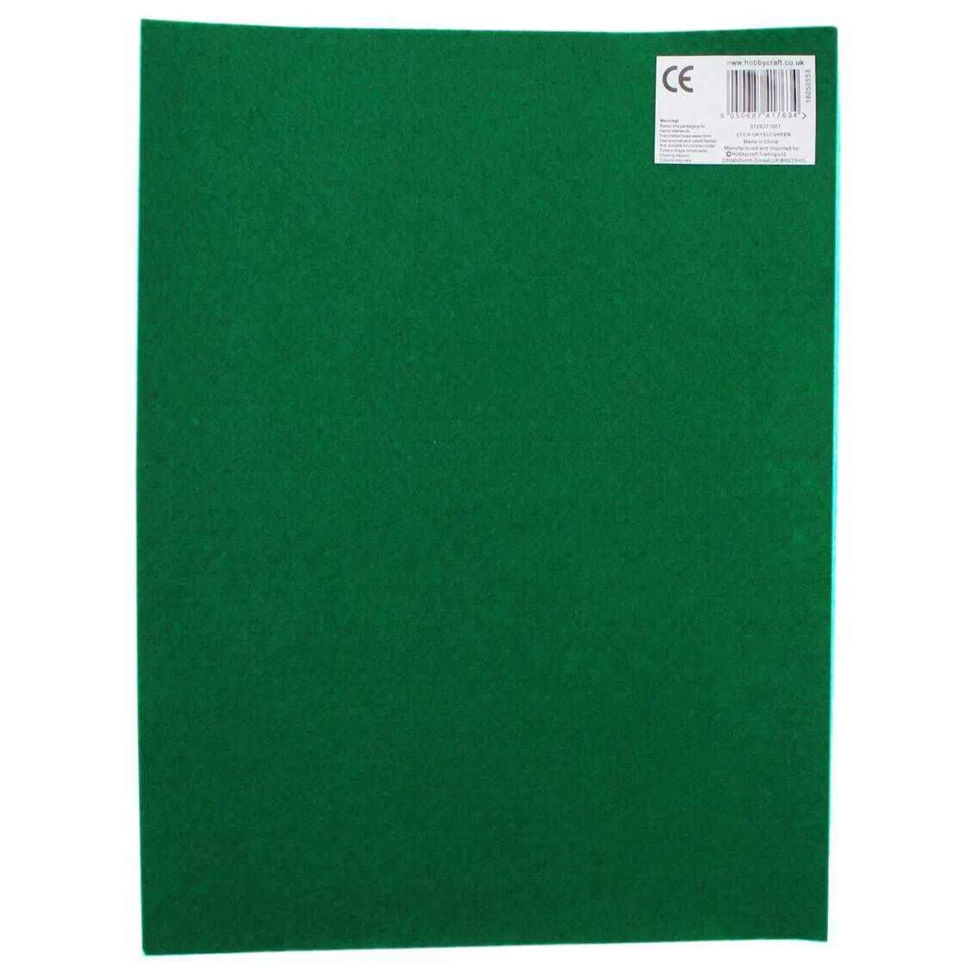 Green Self-Adhesive Felt Sheet A4-Hobbycraft Best
