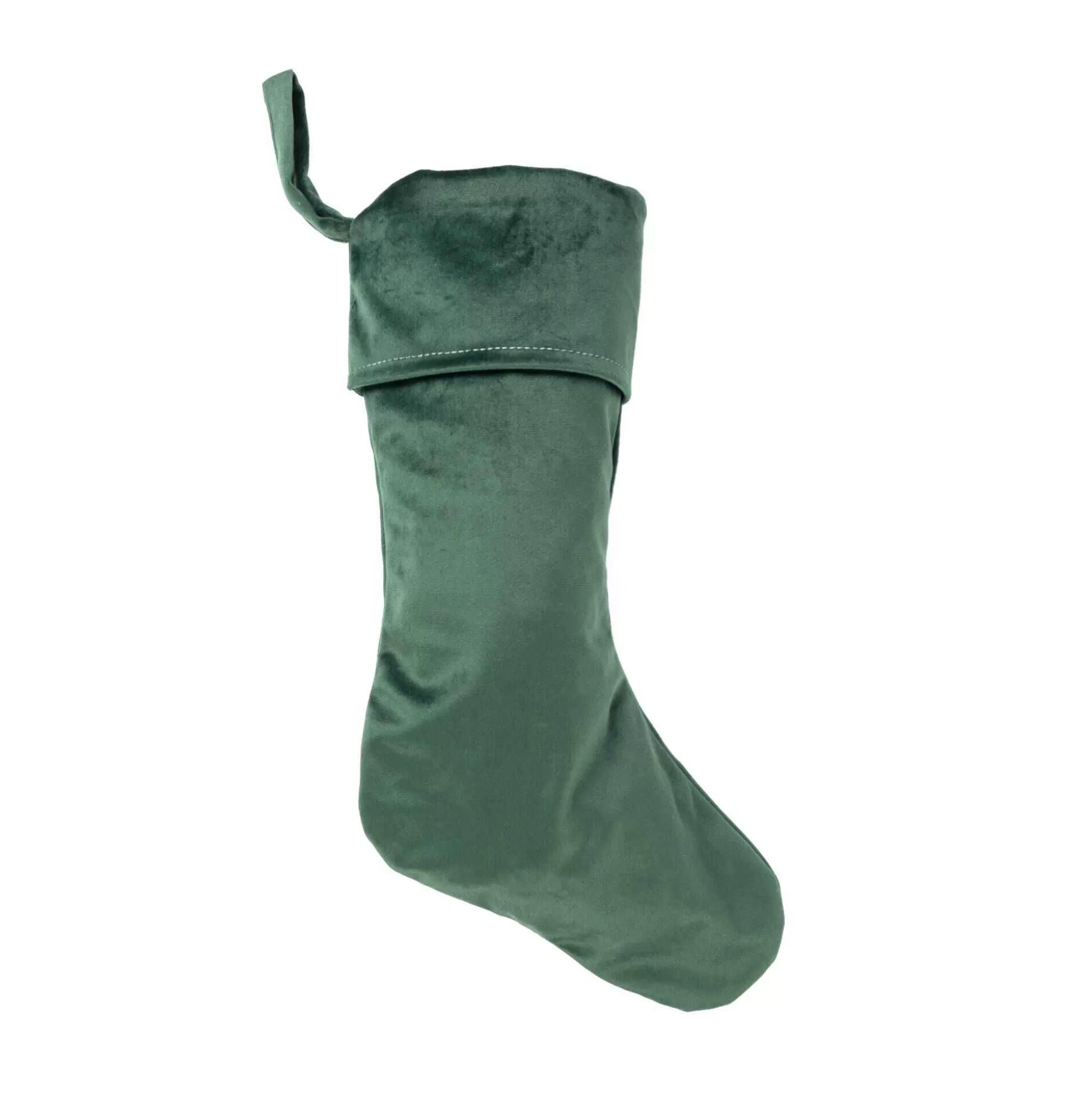 Green Velvet Christmas Stocking-Hobbycraft Best Sale