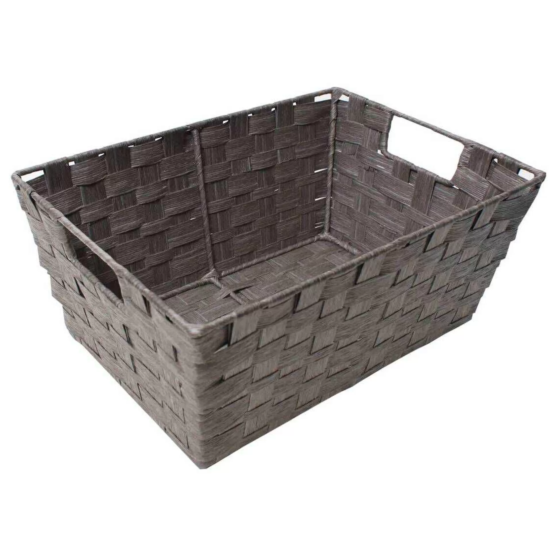Grey Paper Storage Basket 33Cm X 23Cm X 14Cm-Hobbycraft Best