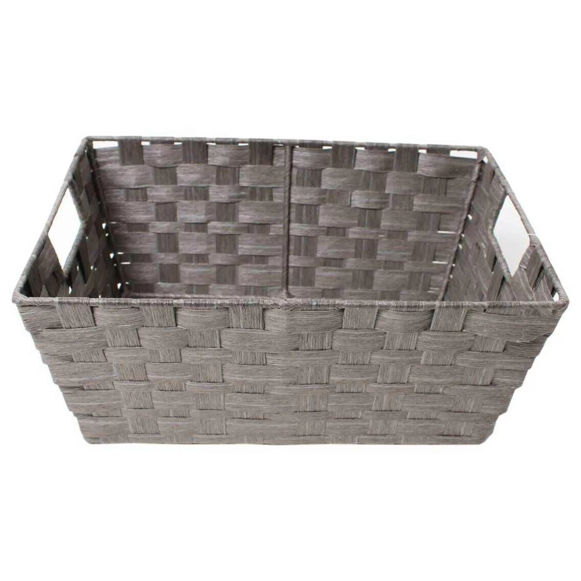 Grey Paper Storage Basket 33Cm X 23Cm X 14Cm-Hobbycraft Best