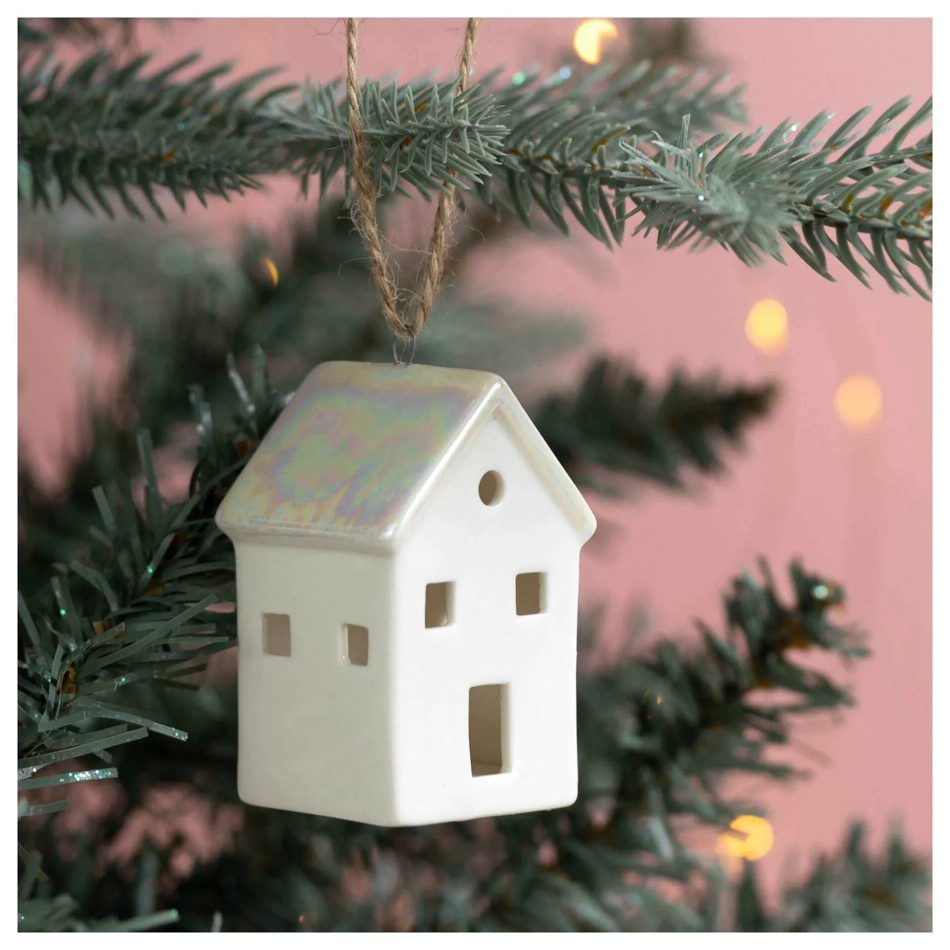 Hanging Ceramic Little House Decoration 6Cm-Hobbycraft Best Sale
