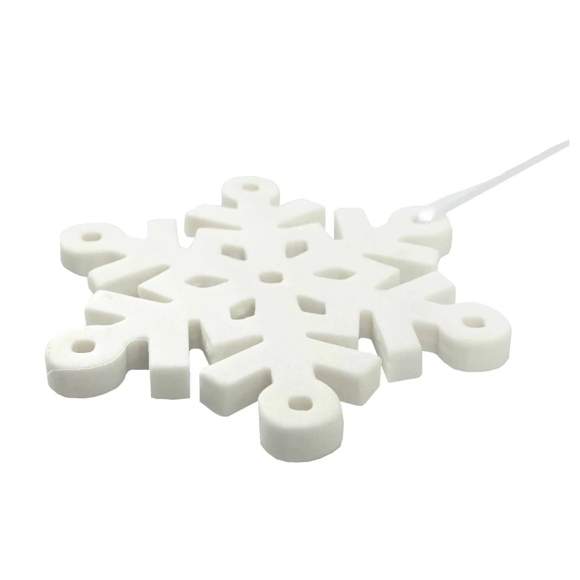 hanging_ceramic_snowflake_decoration_9cm_3.webp Hanging Ceramic Snowflake Decoration 9Cm-Hobbycraft Hot