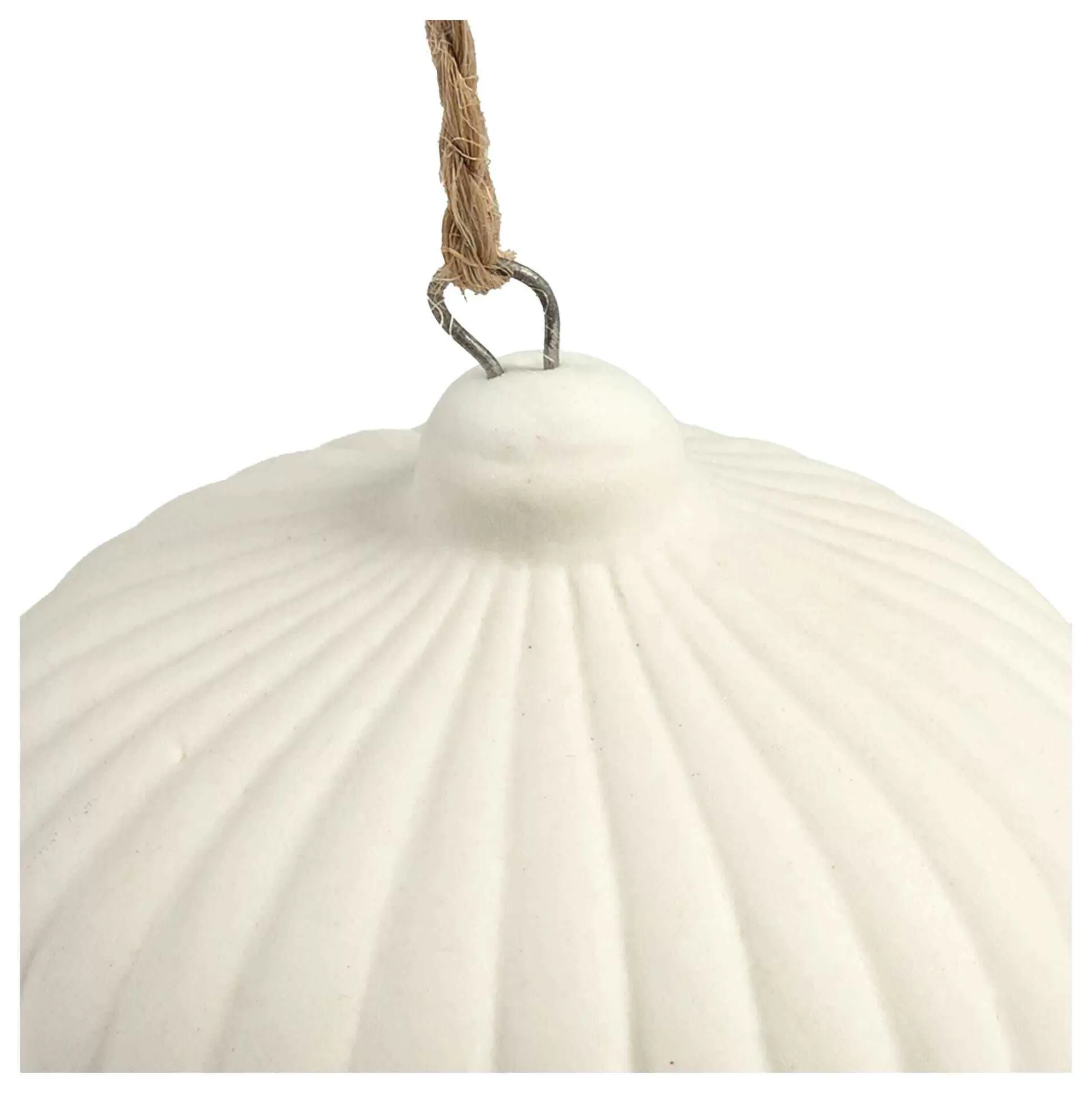 Hanging Ceramic Striped Bauble Decoration 7Cm-Hobbycraft New