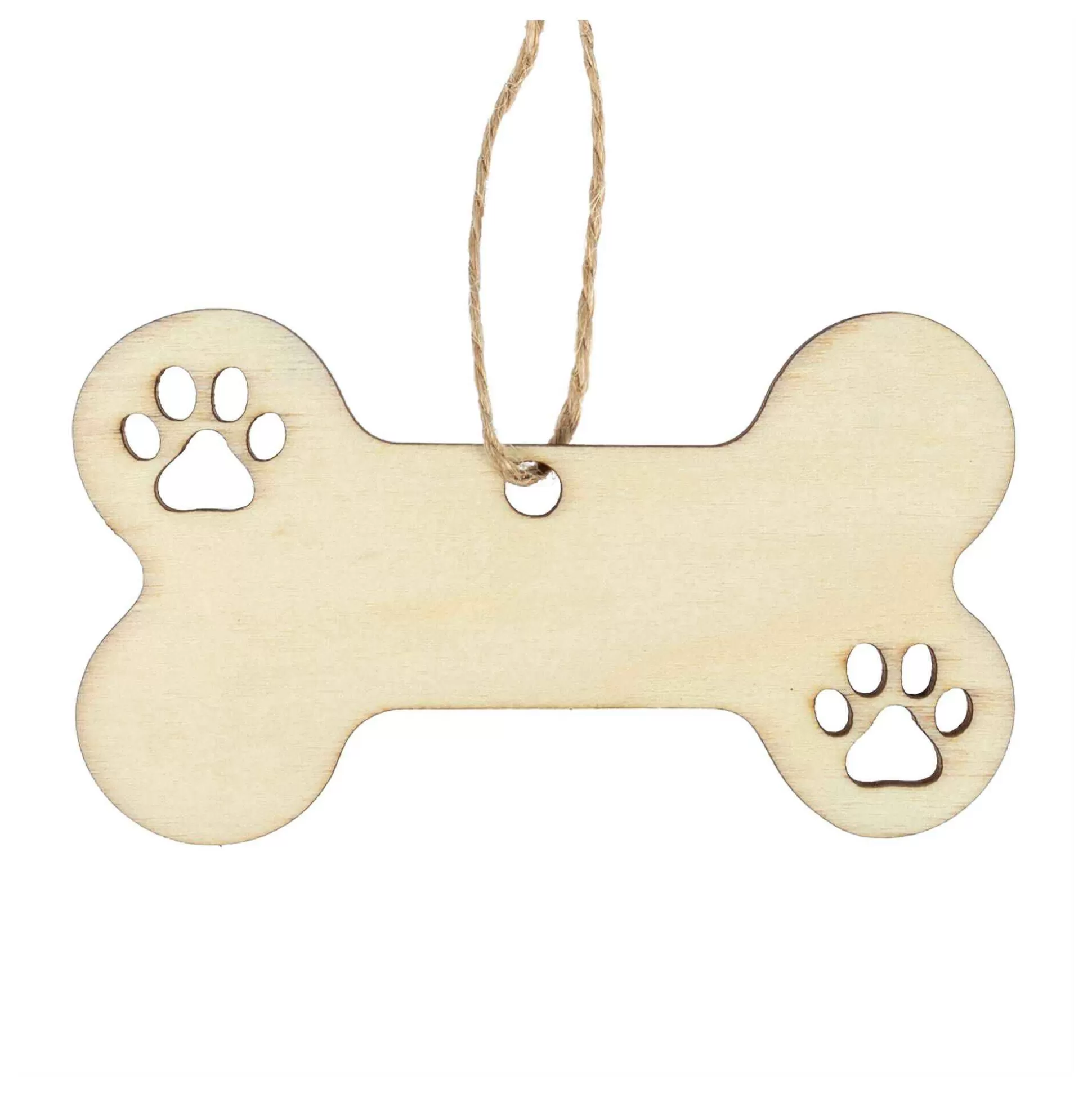 Hanging Wooden Pet Decoration 10Cm-Hobbycraft New