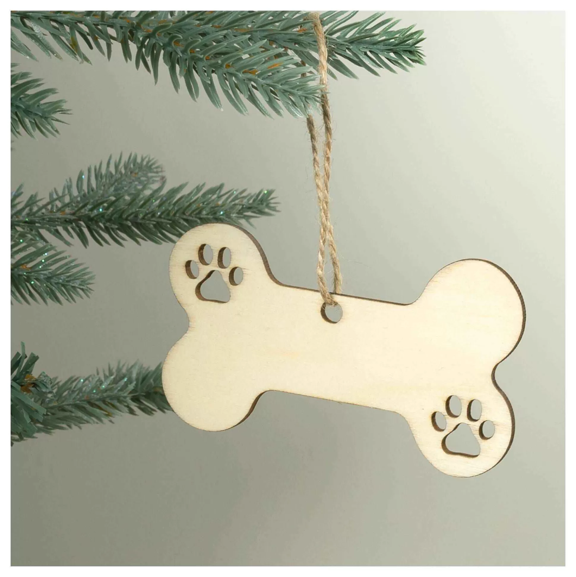 Hanging Wooden Pet Decoration 10Cm-Hobbycraft New