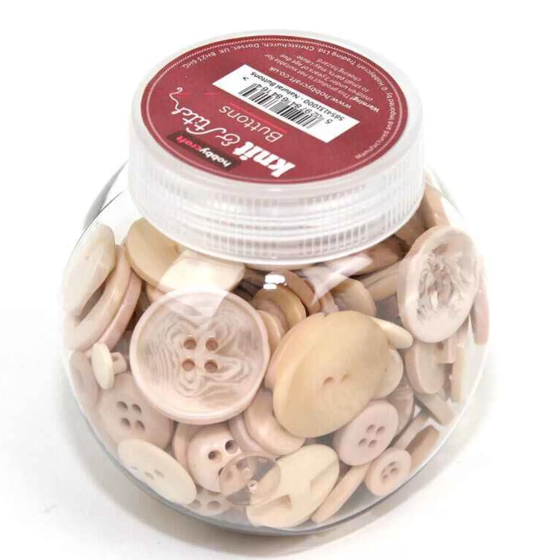 hobbycraft_button_jar_natural_3.webp Button Jar Natural-Hobbycraft Flash Sale