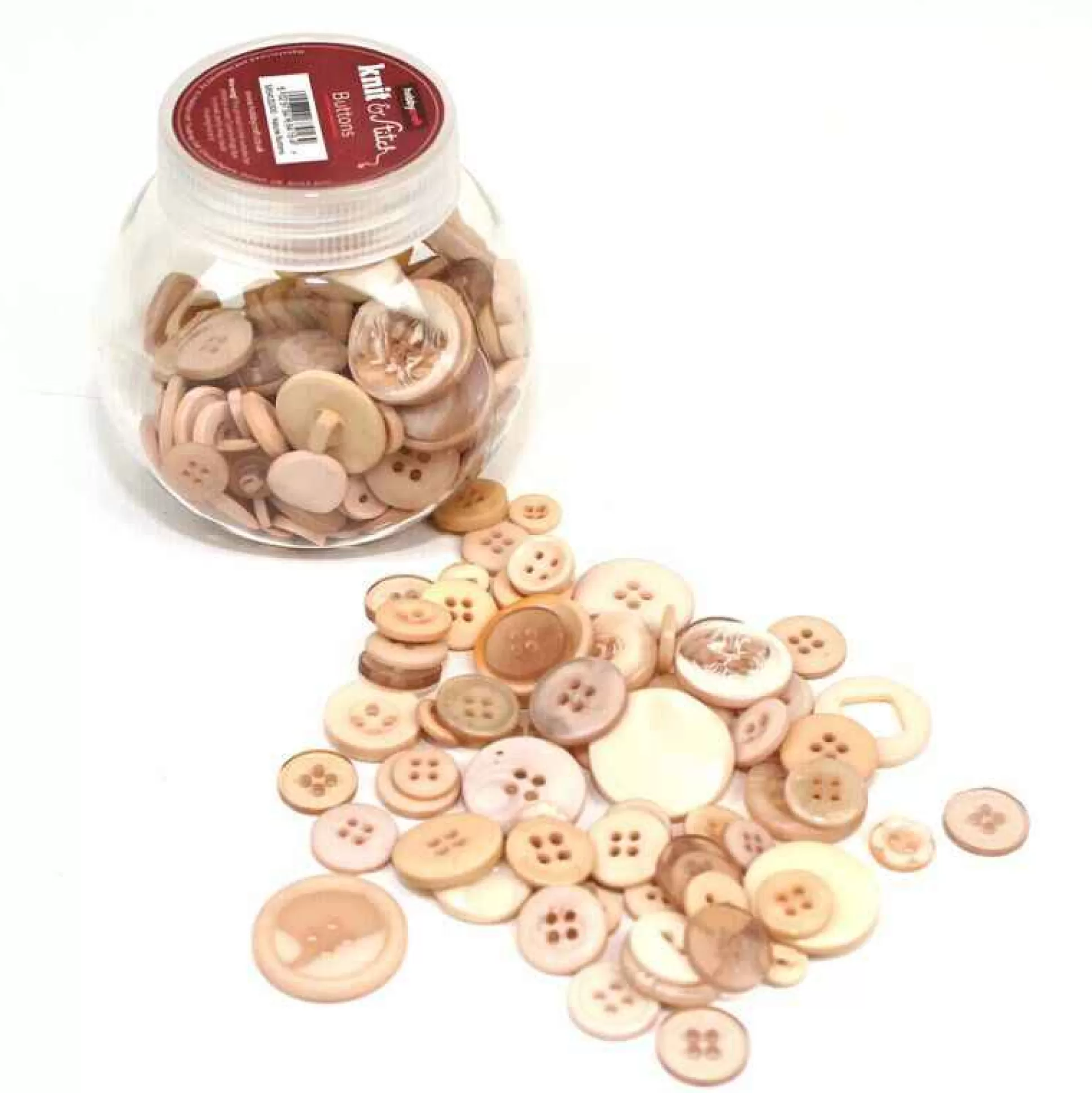 hobbycraft_button_jar_natural_5.webp Button Jar Natural-Hobbycraft Flash Sale