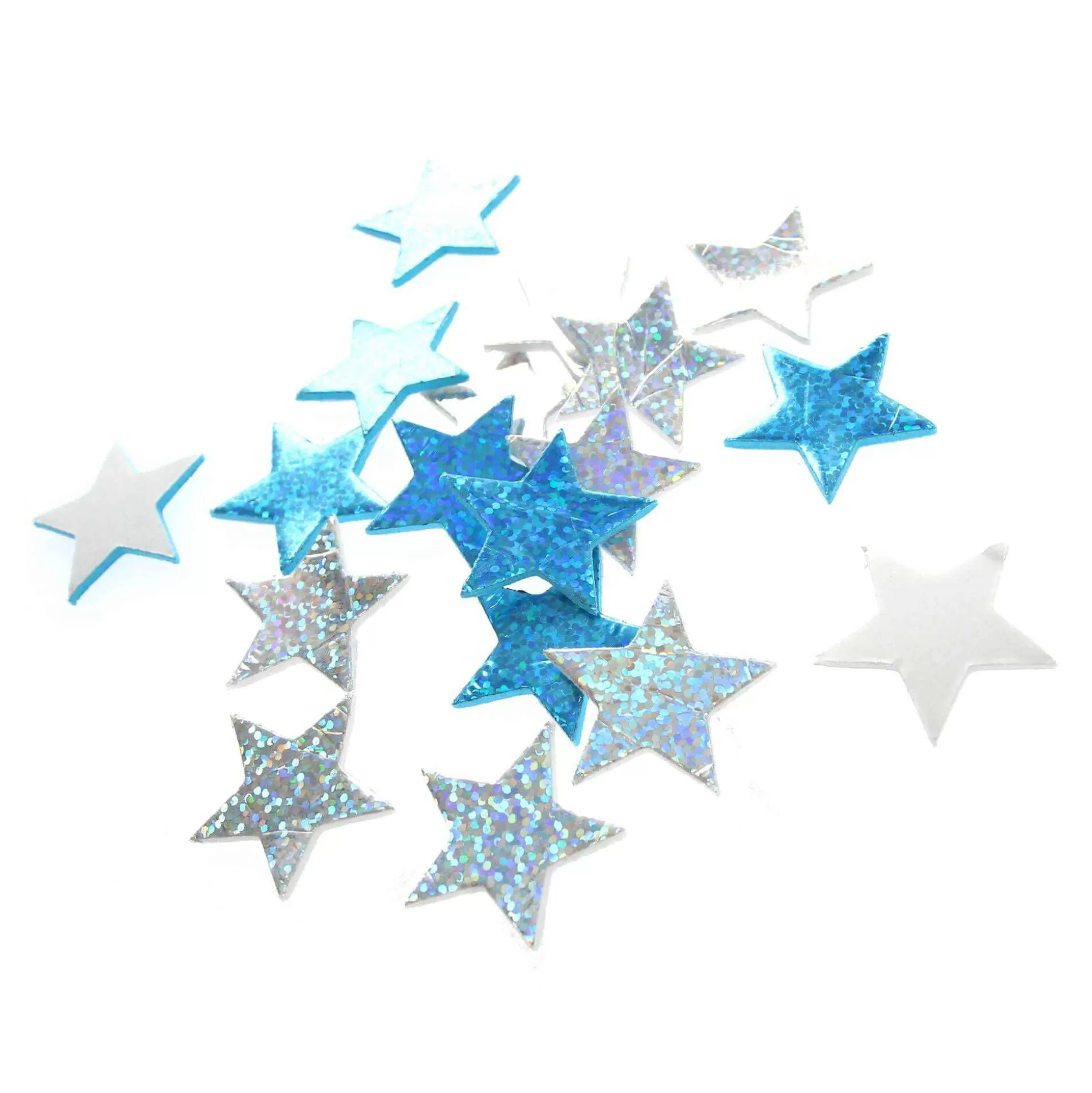 Holographic Star Foam Stickers 25 Pack-Hobbycraft Best