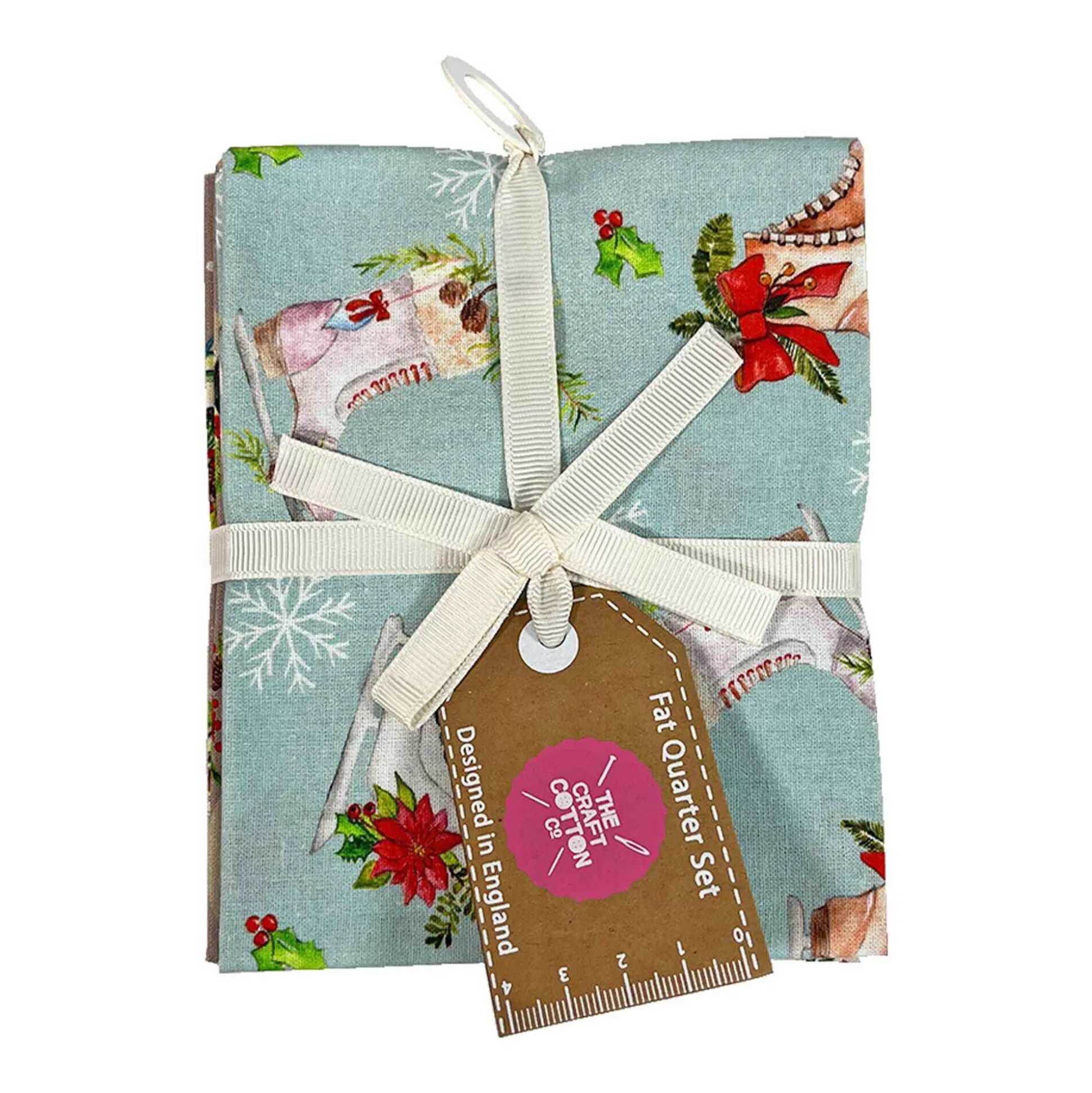 Ice Skating Cotton Fat Quarters 5 Pack-Hobbycraft Sale
